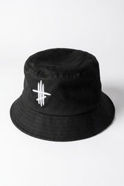 Men's Crossed Lines Bucket Hat | Blackstone London