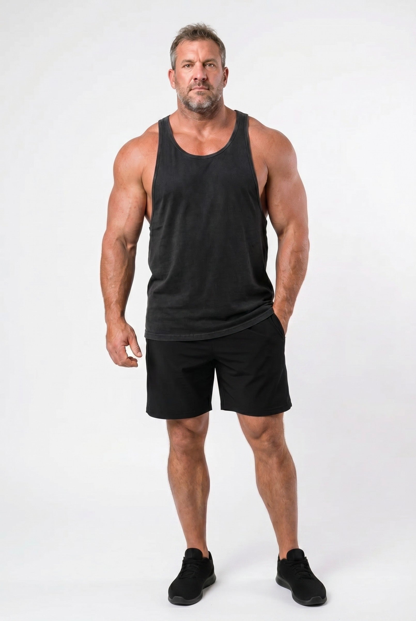 Men's Vintage Wash Singlet | Blackstone London