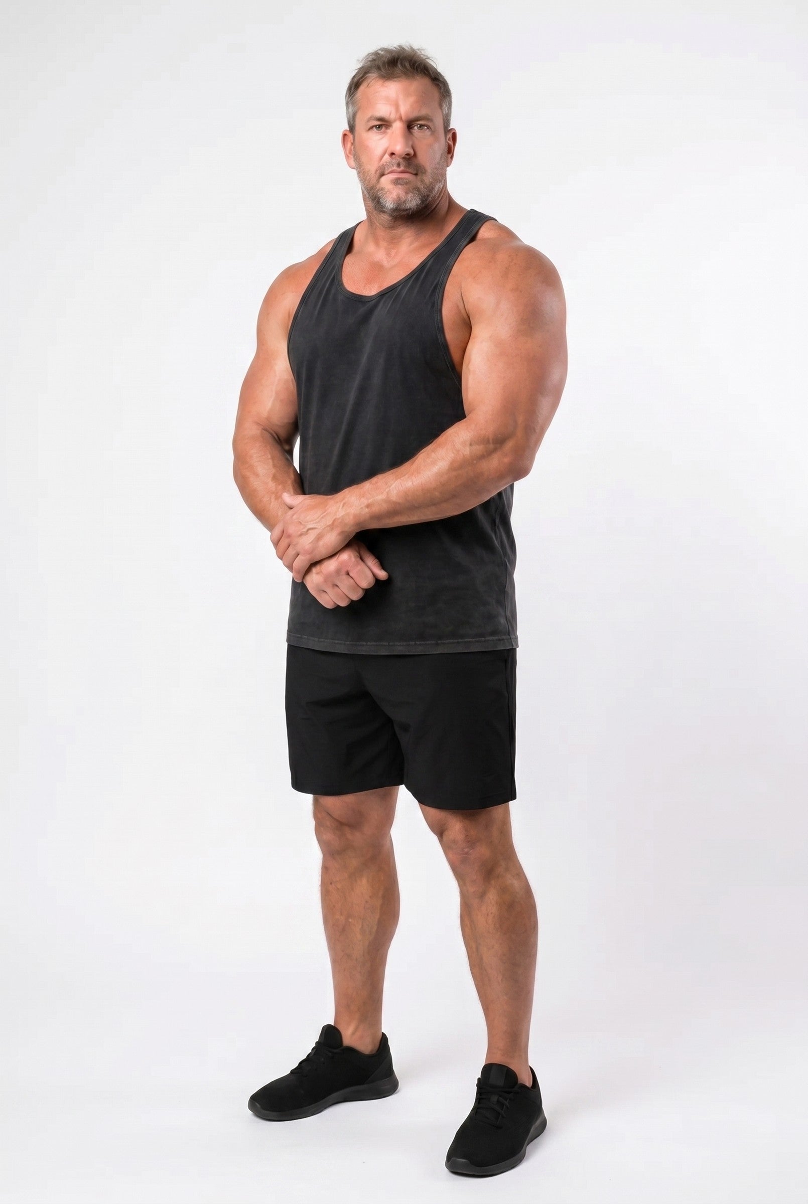 Men's Vintage Wash Singlet | Blackstone London