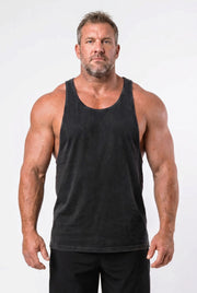 Men's Vintage Wash Singlet | Blackstone London