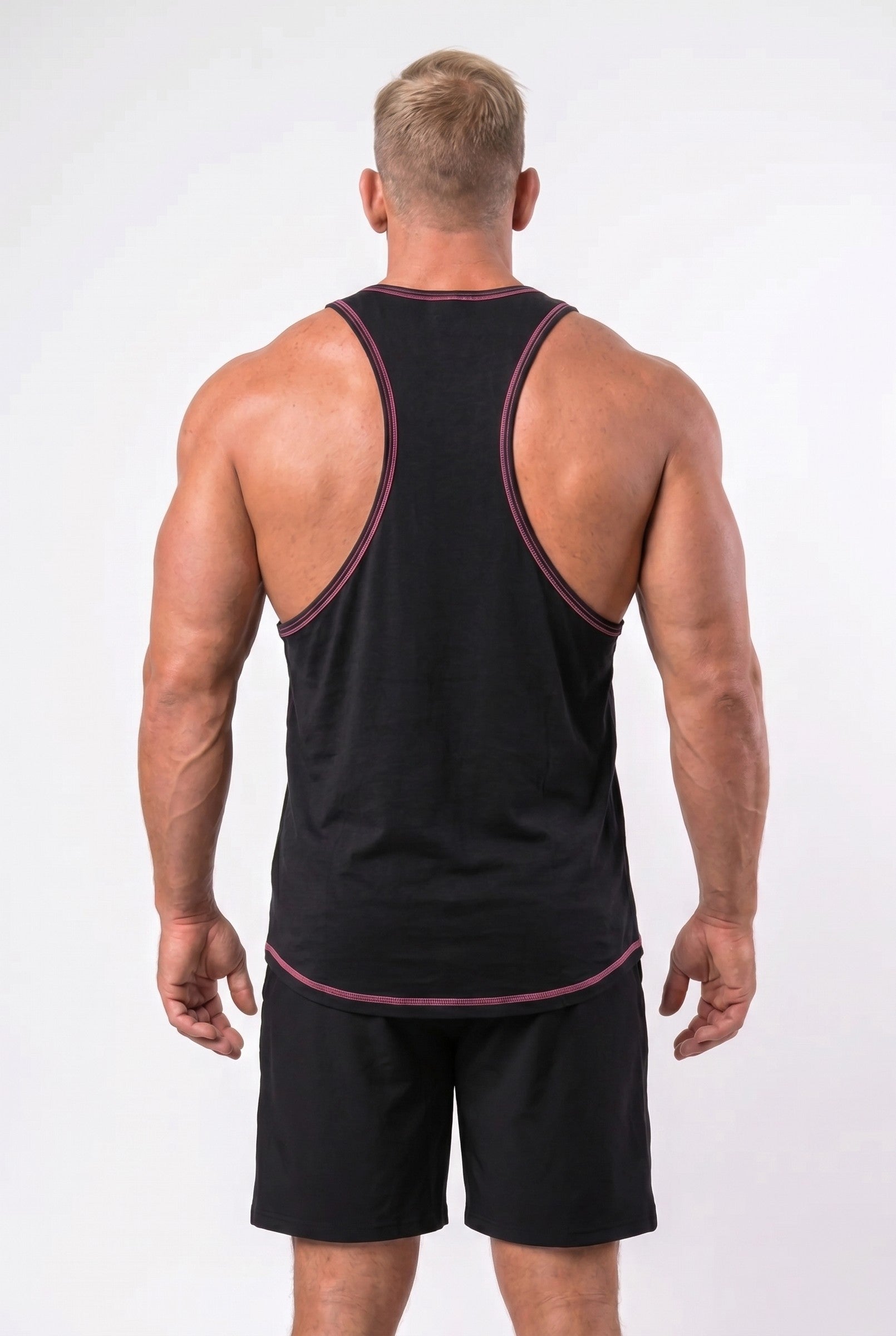 Men's Contrast Trim Stringer Singlet | Blackstone London