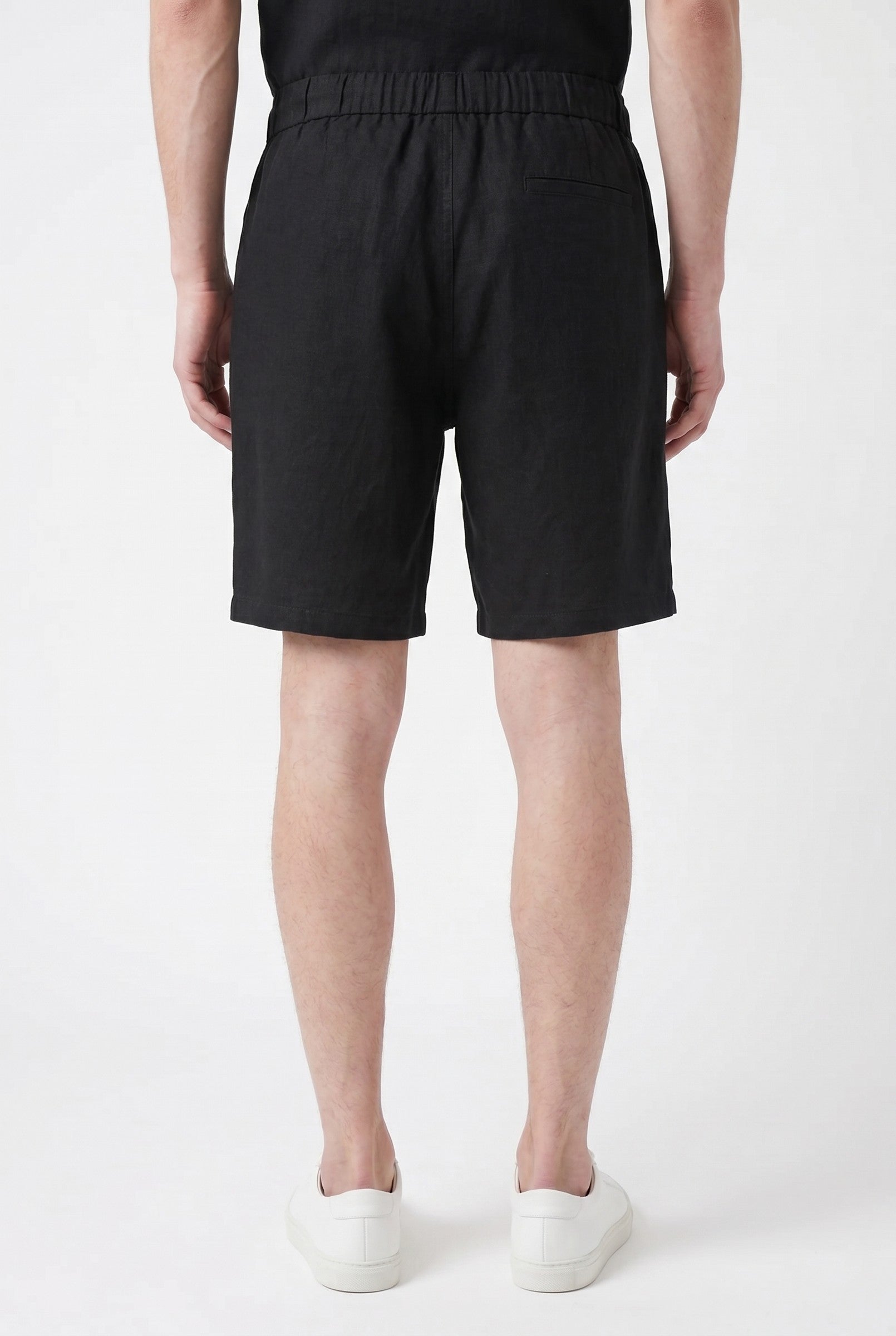 Men's Linen Leisure Drawstring Shorts | Blackstone London