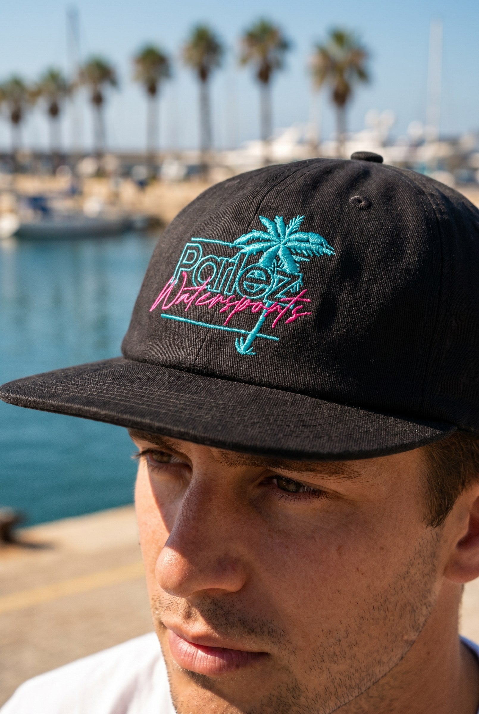 Men's Watersports Embroidered 5-Panel Cap | Blackstone London