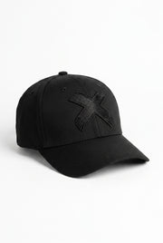 Men's Cross X Embroidered Cap | Blackstone London
