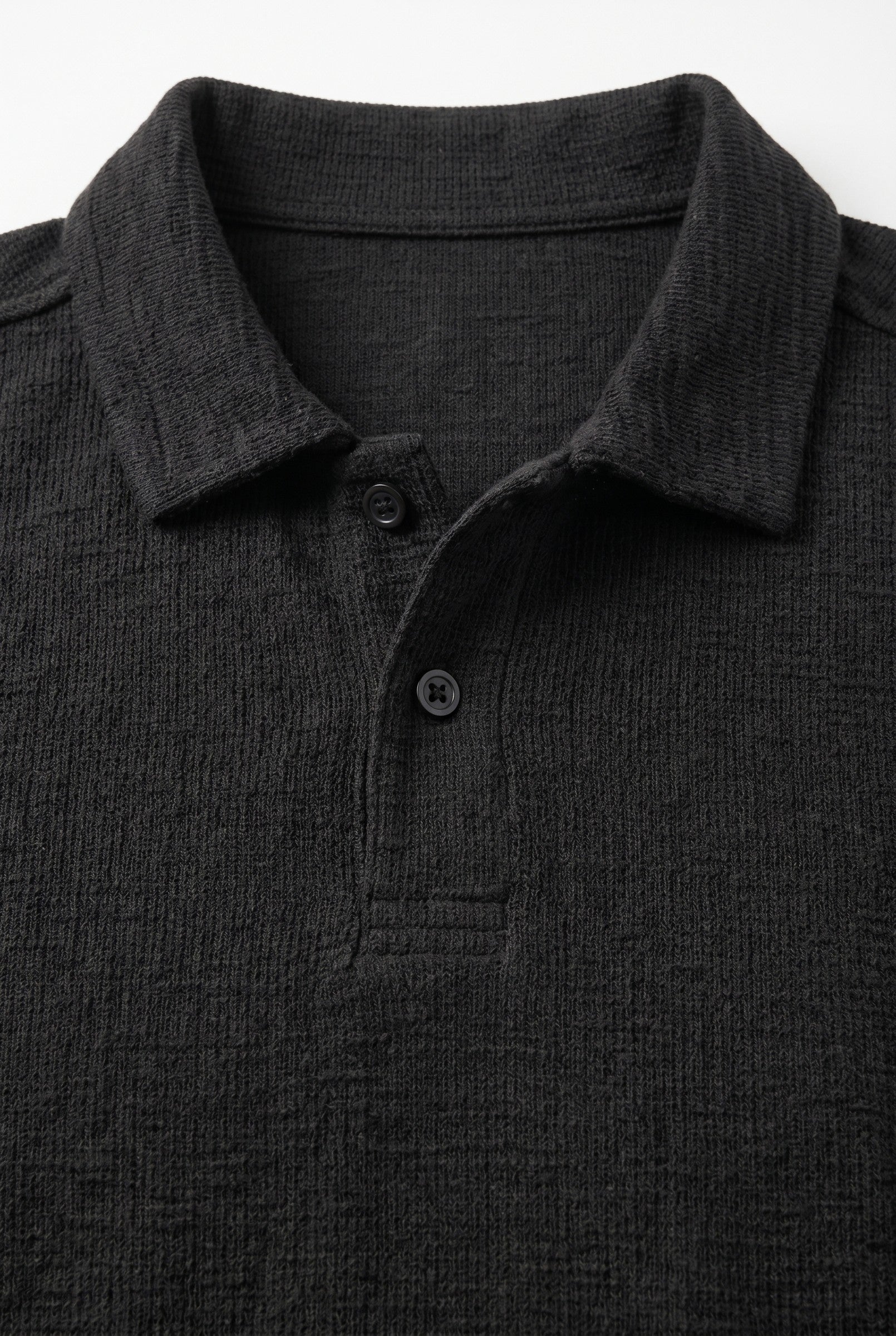 Men's Tonal Pique Polo Shirt | Blackstone London