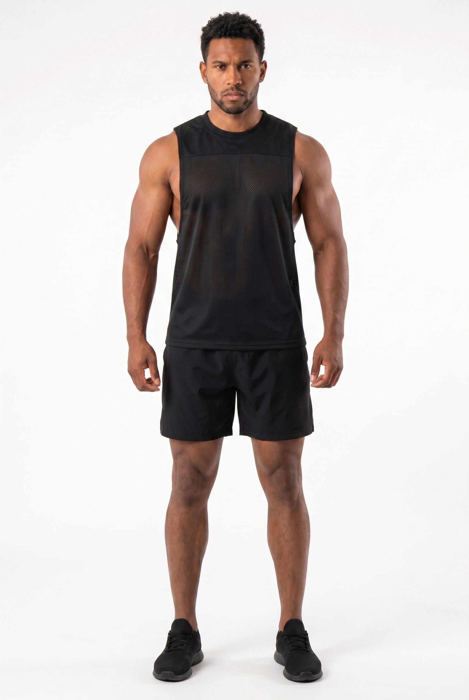 Men's Mesh Flex Muscle Tank Top | Blackstone London