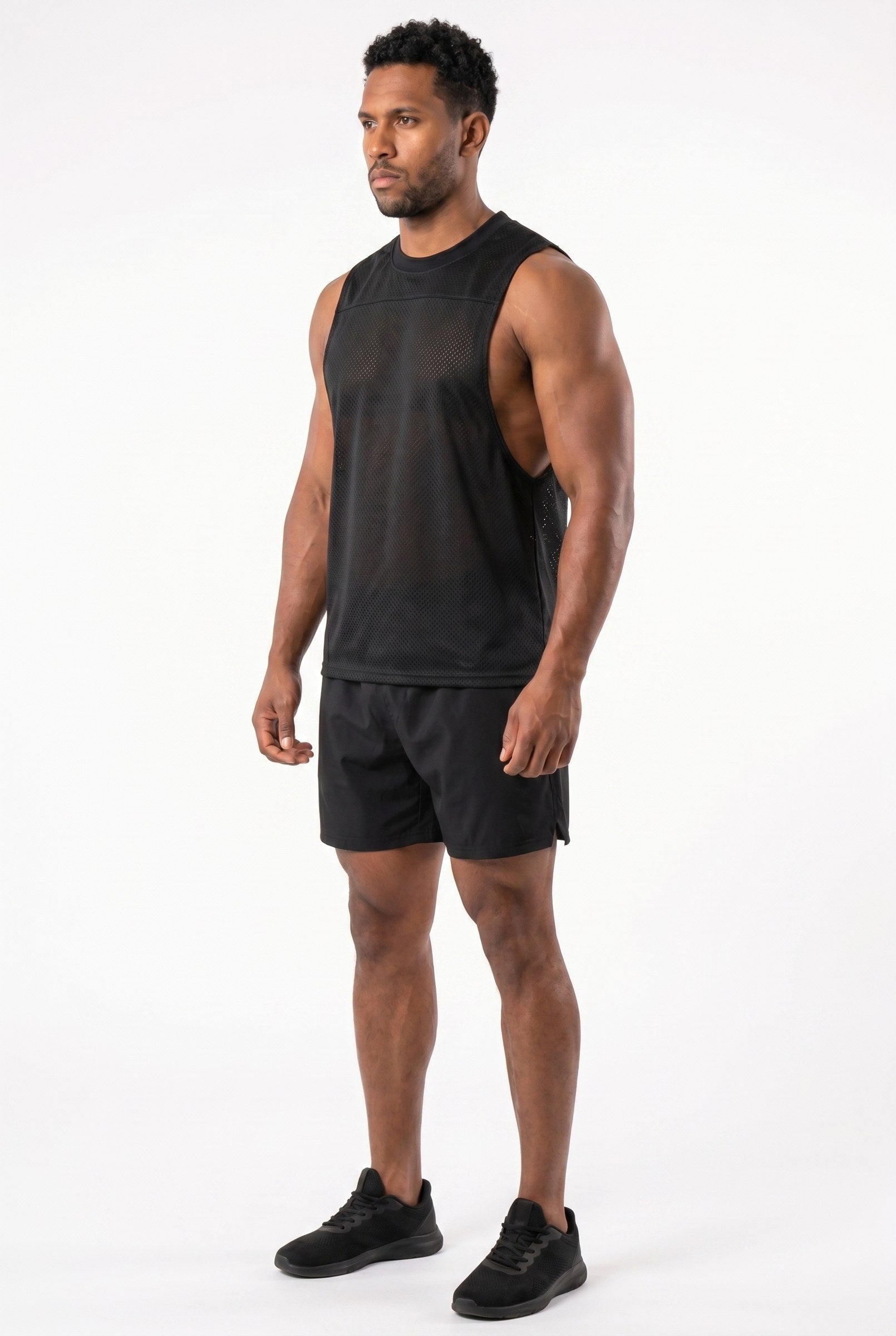 Men's Mesh Flex Muscle Tank Top | Blackstone London