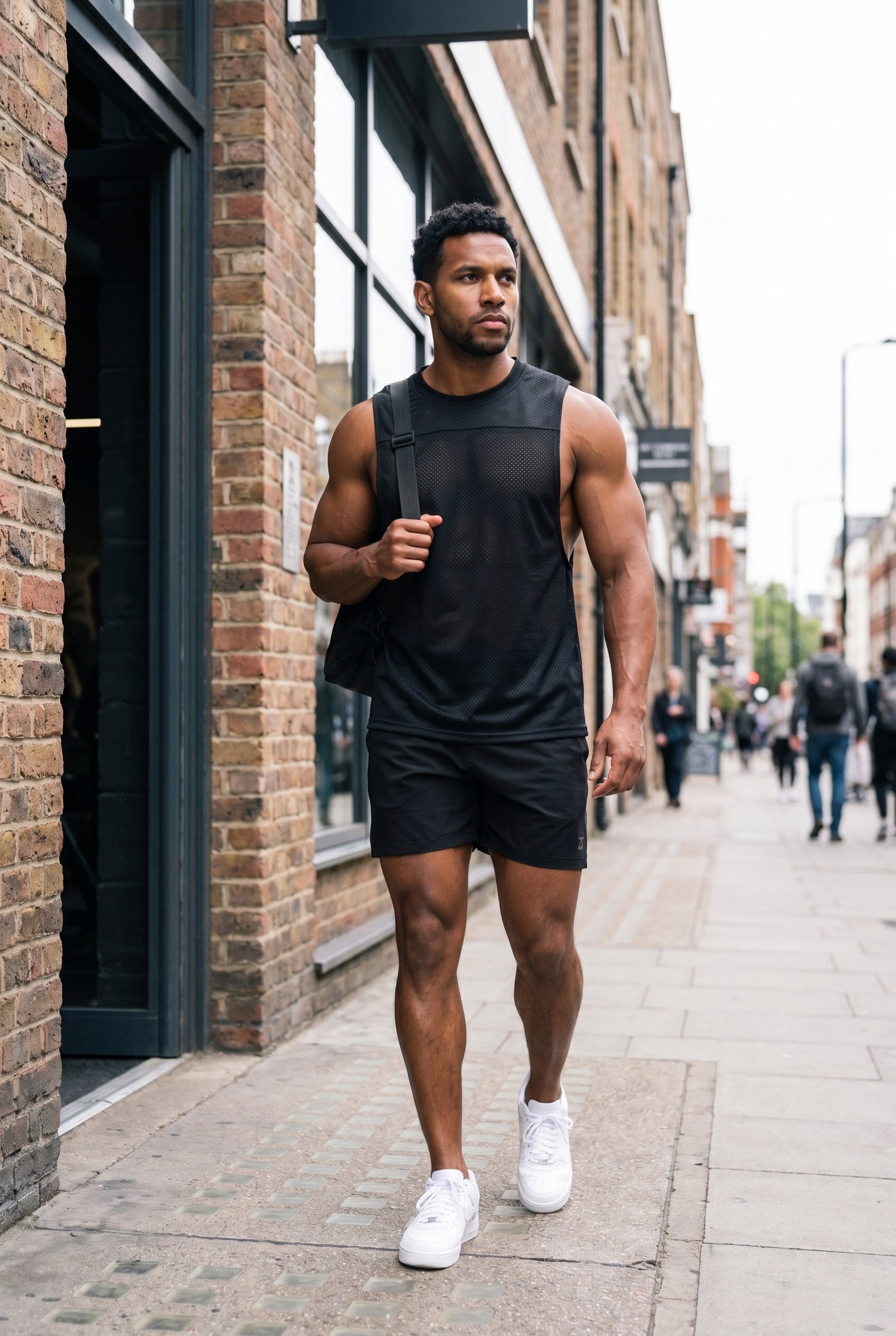 Men's Mesh Flex Muscle Tank Top | Blackstone London