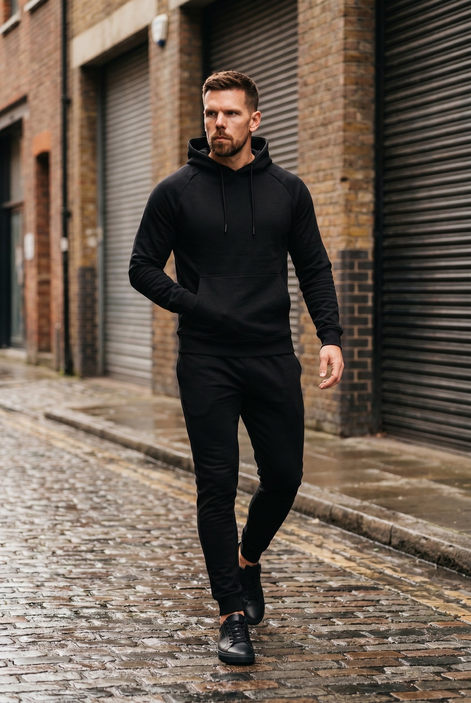 Men's Pro Fleece Pullover Hoodie | Blackstone London