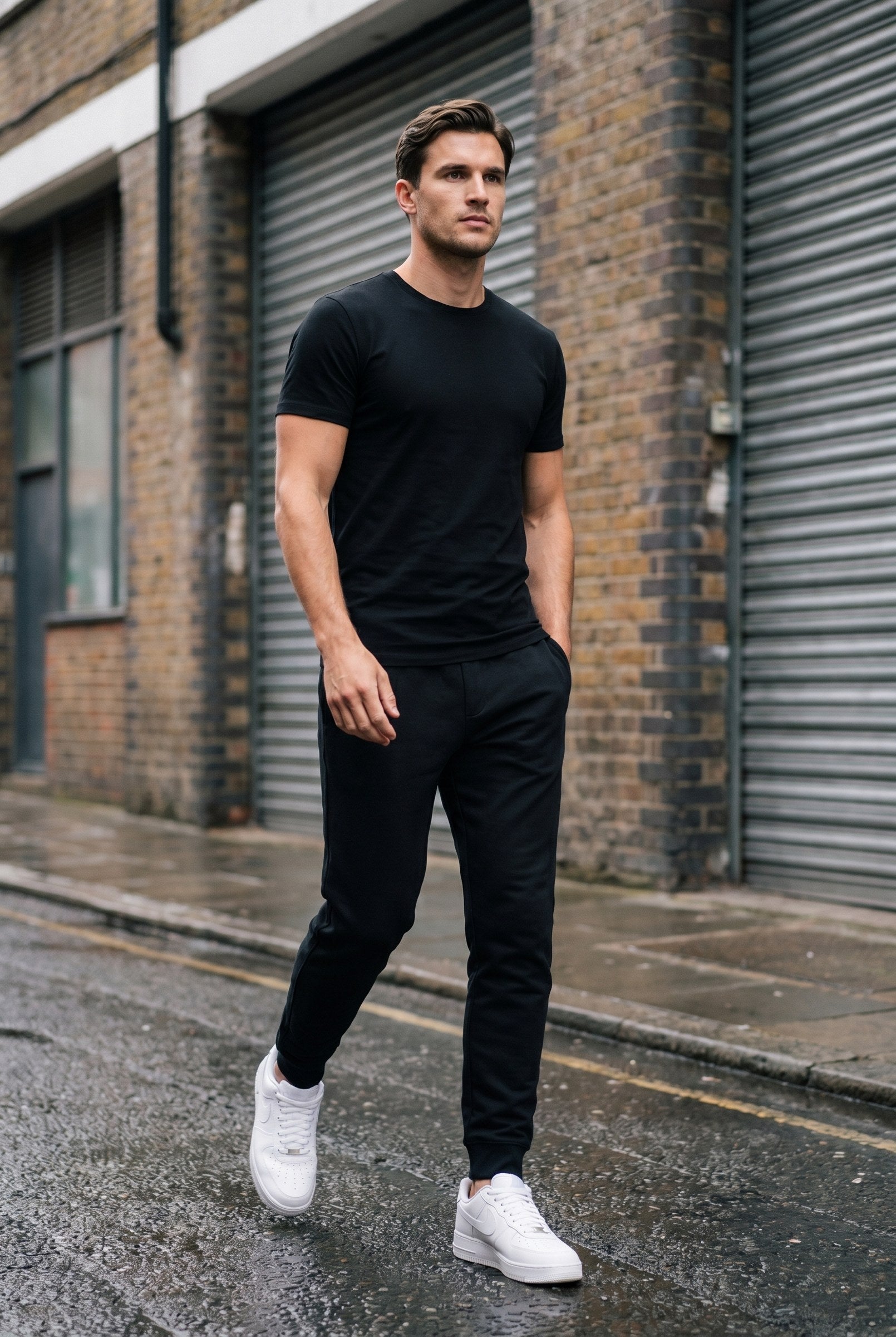 Men's Pro Fleece Tapered Joggers | Blackstone London