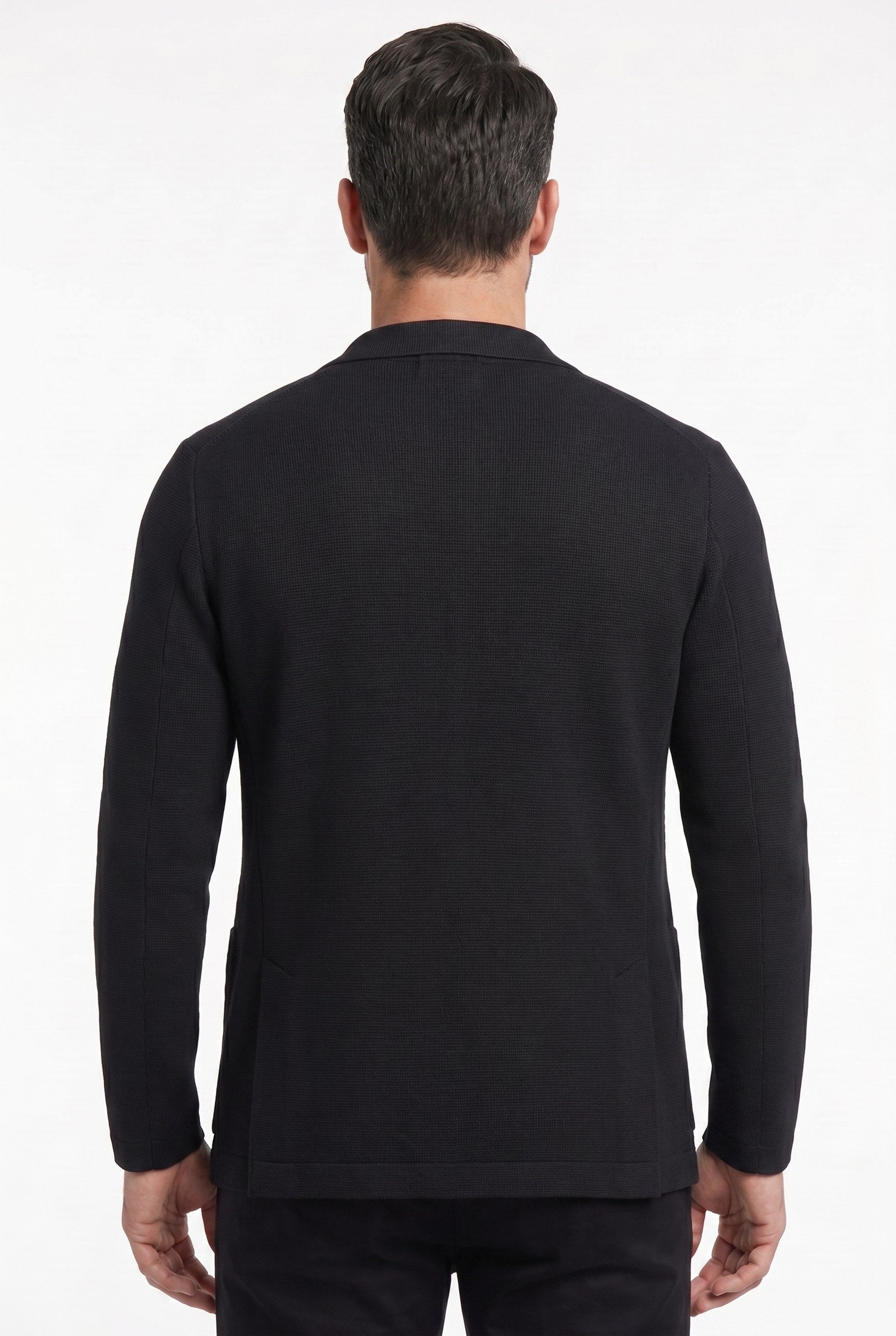 Men's Knitted Deconstructed Blazer | Blackstone London