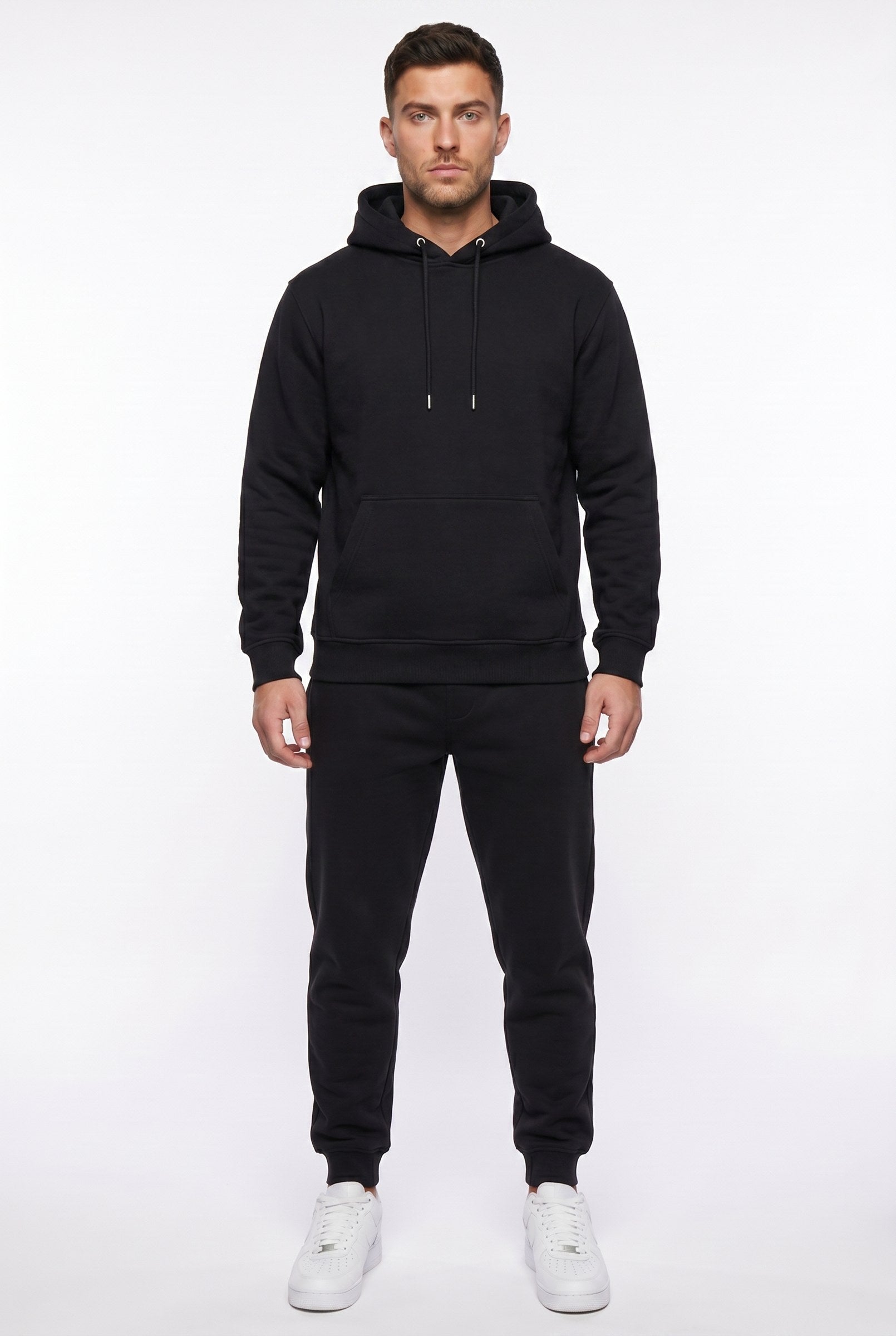 Men's Fundamental Fleece Pullover Hoodie | Blackstone London