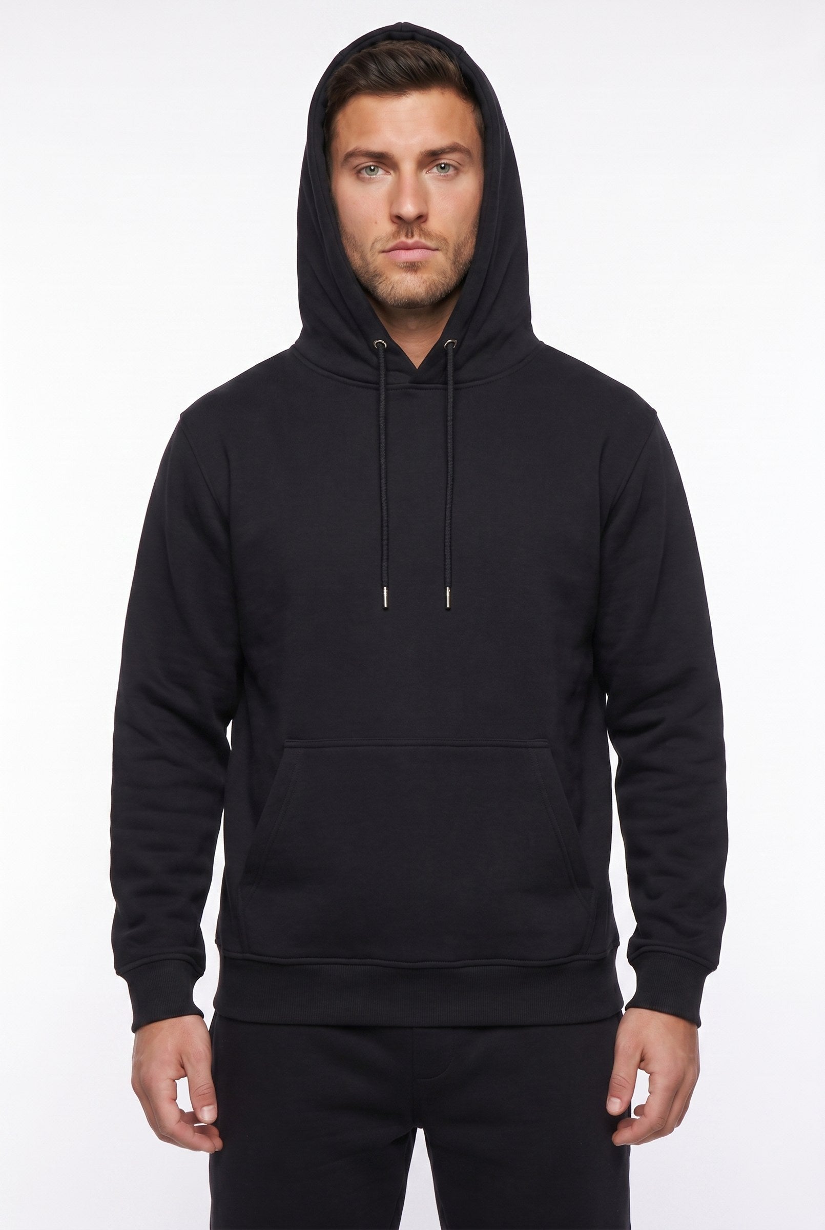Men's Fundamental Fleece Pullover Hoodie | Blackstone London