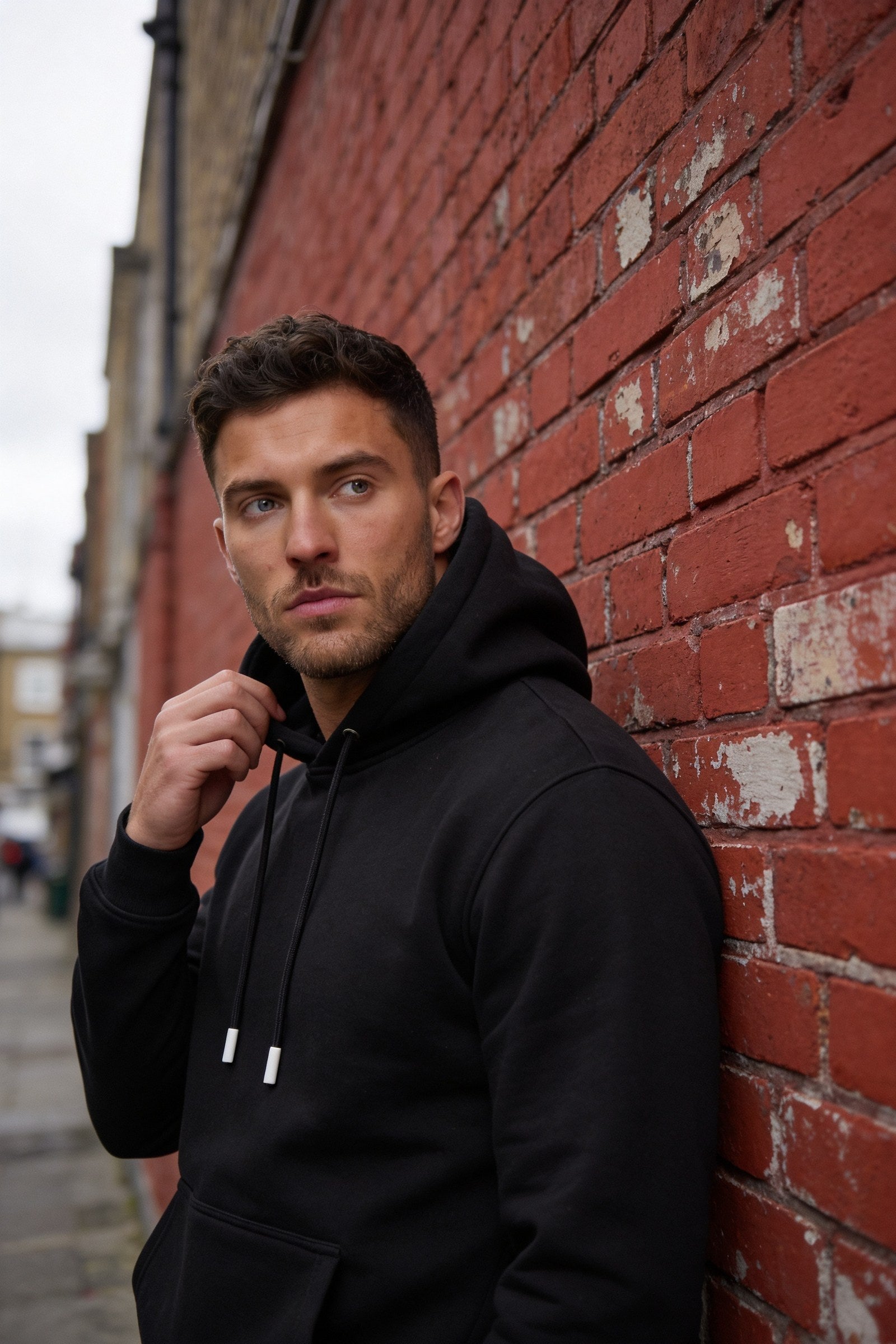 Men's Fundamental Fleece Pullover Hoodie | Blackstone London