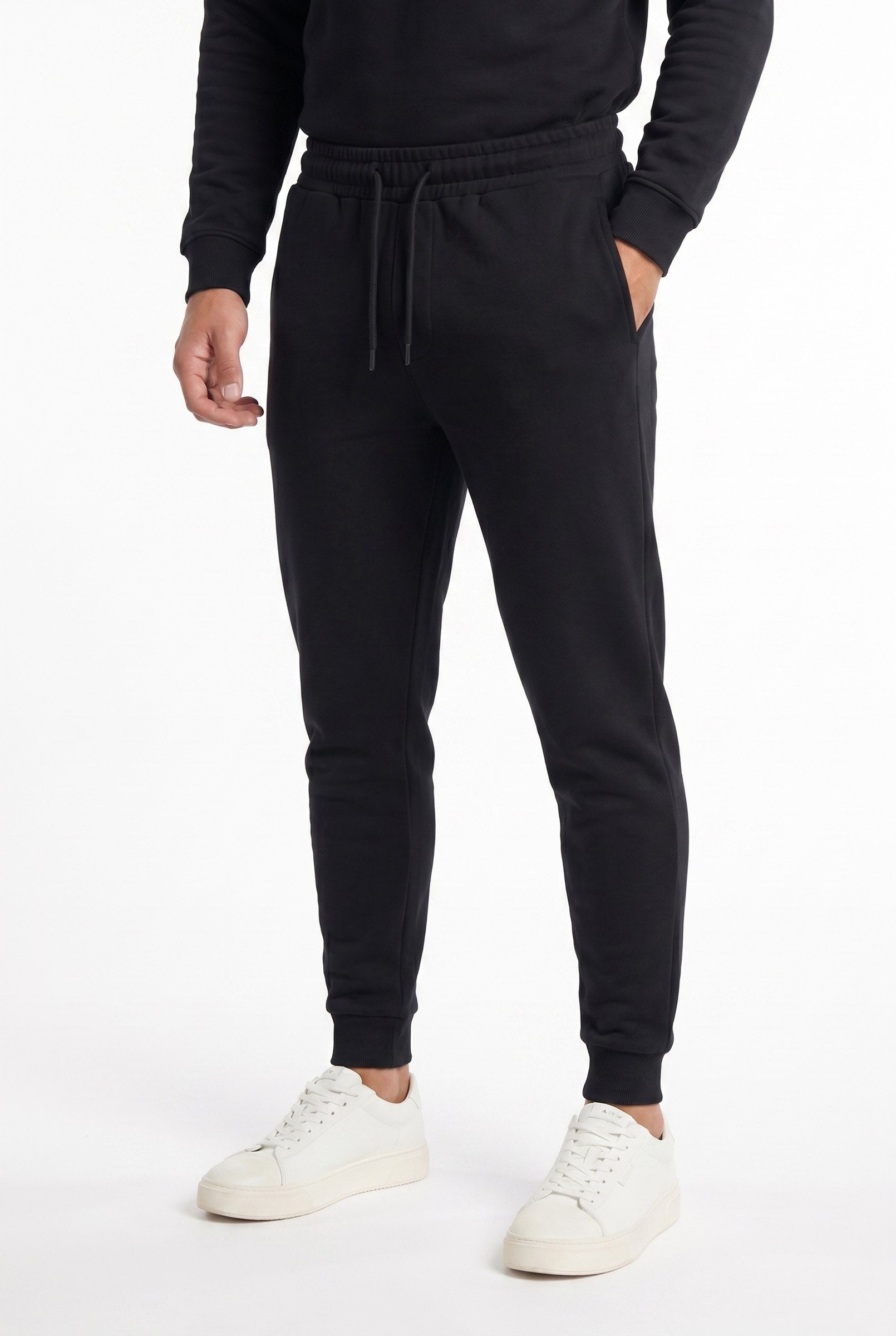 Men's Fundamental Fleece Tapered Joggers | Blackstone London
