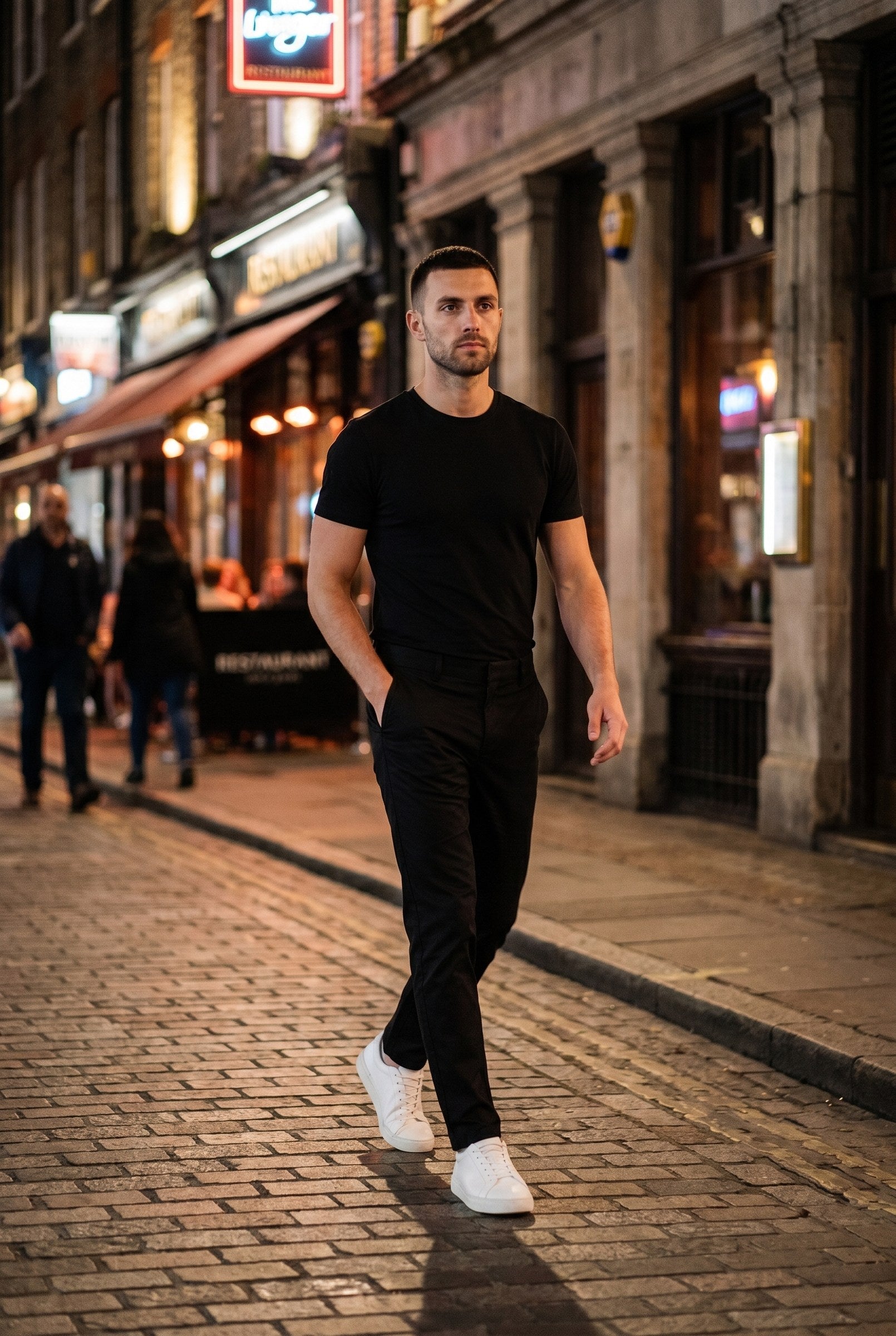 Men's Capo Stretch Chino Pants | Blackstone London