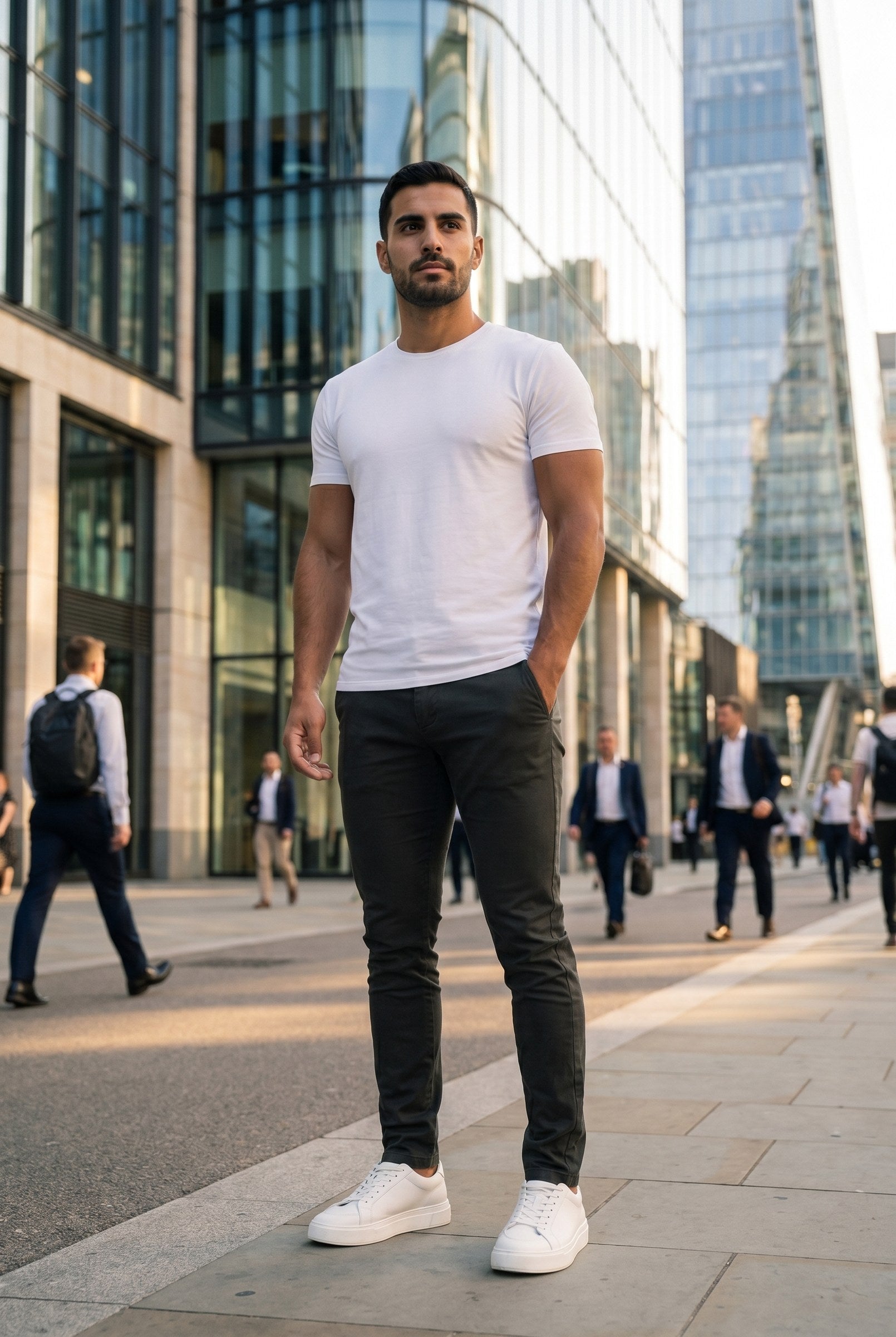 Men's Capo Stretch Chino Pants | Blackstone London