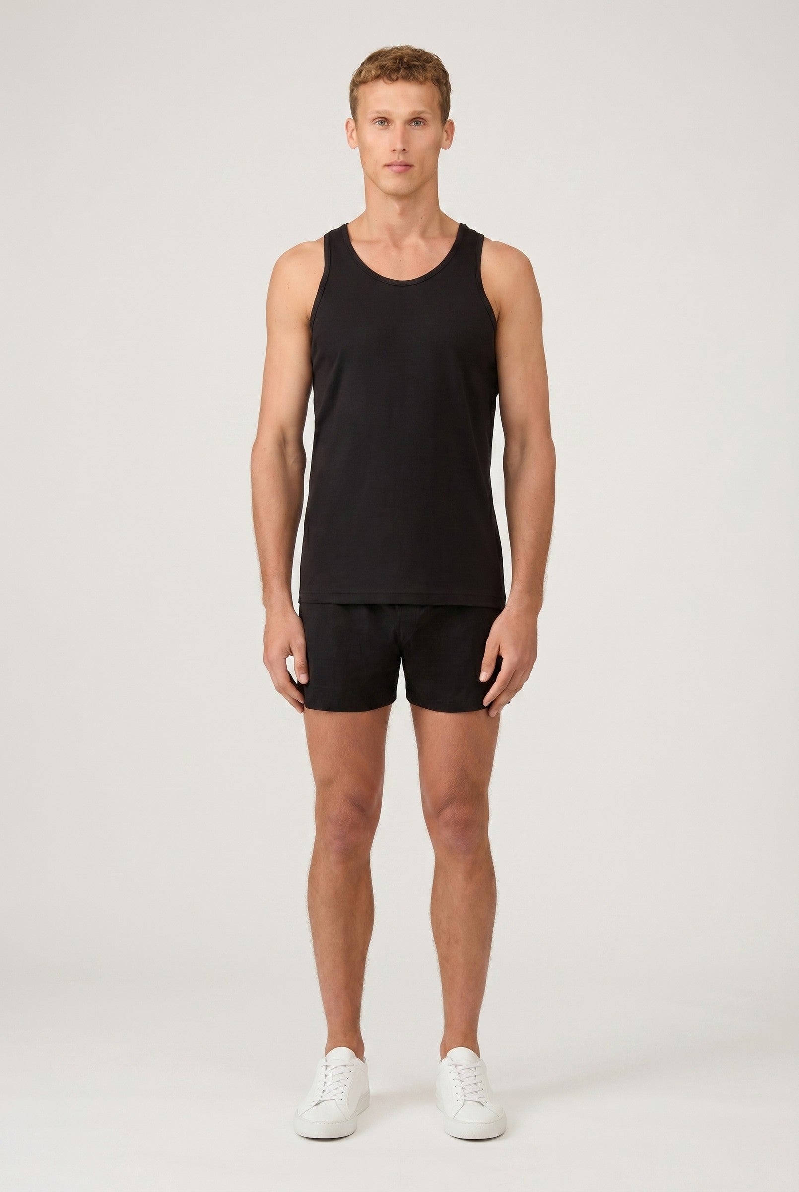 Men's Scoop Neck Cotton Vest | Blackstone London