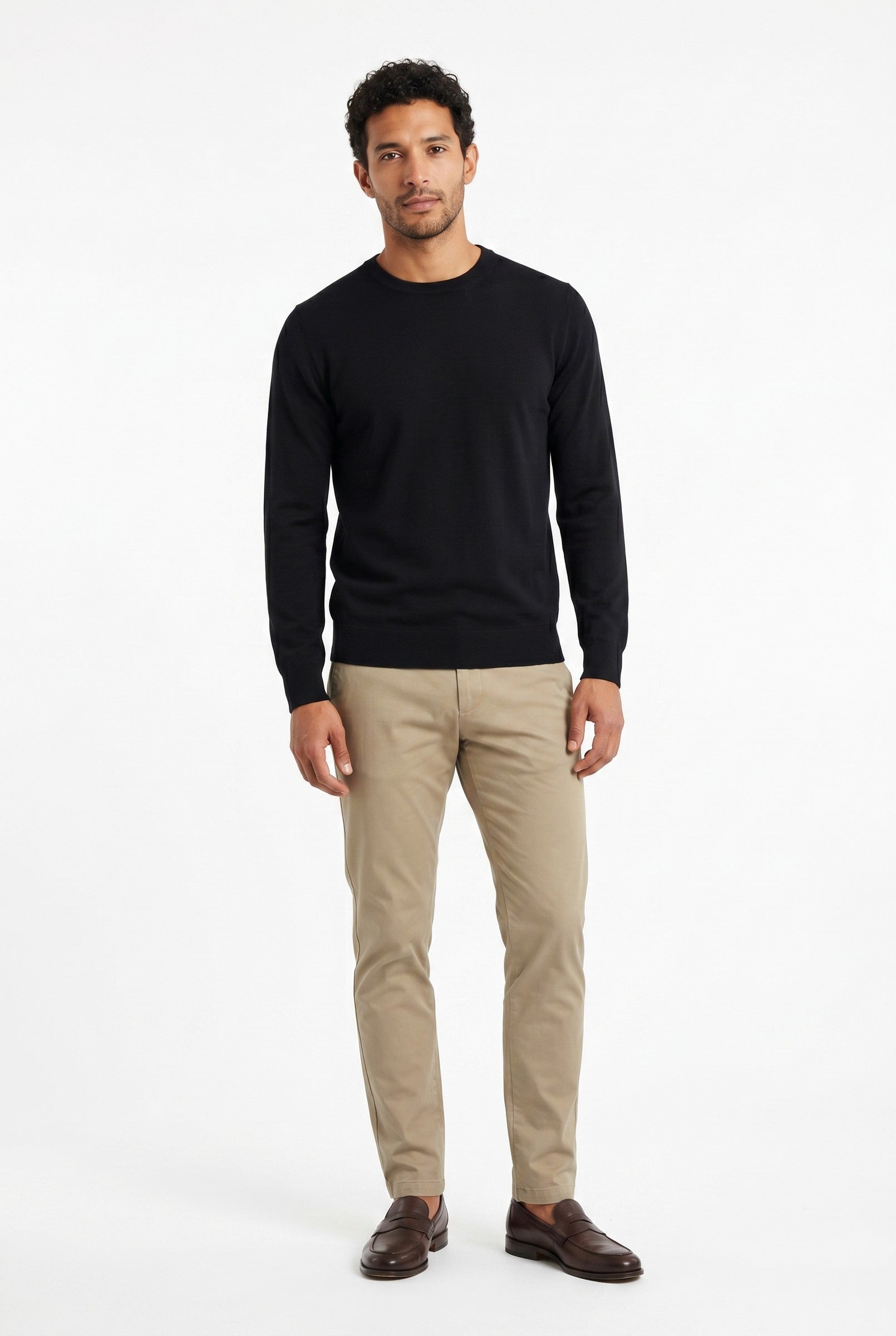 Men's Crew Neck Knit Sweater | Blackstone London