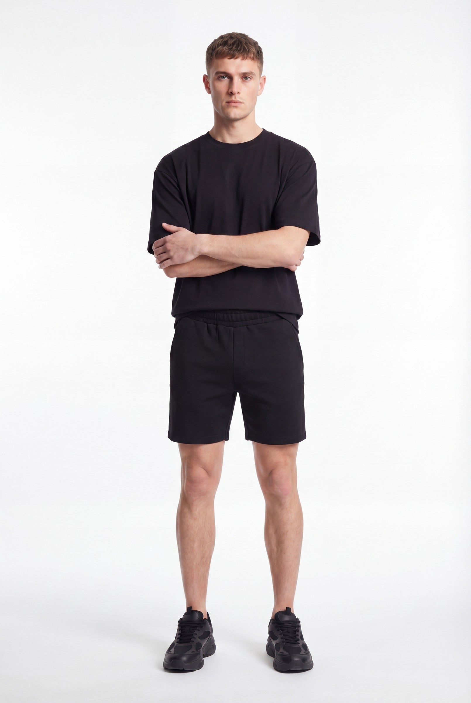 Men's Relaxed Knit Shorts | Blackstone London