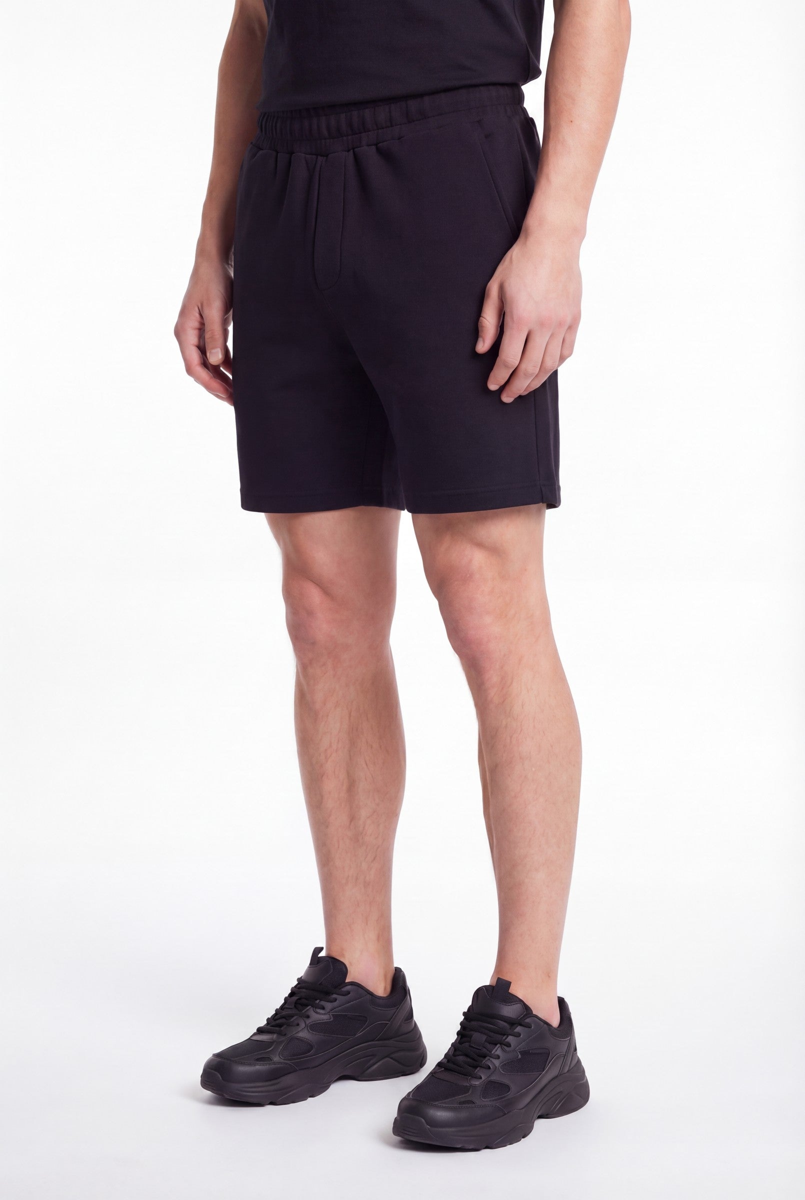 Men's Relaxed Knit Shorts | Blackstone London