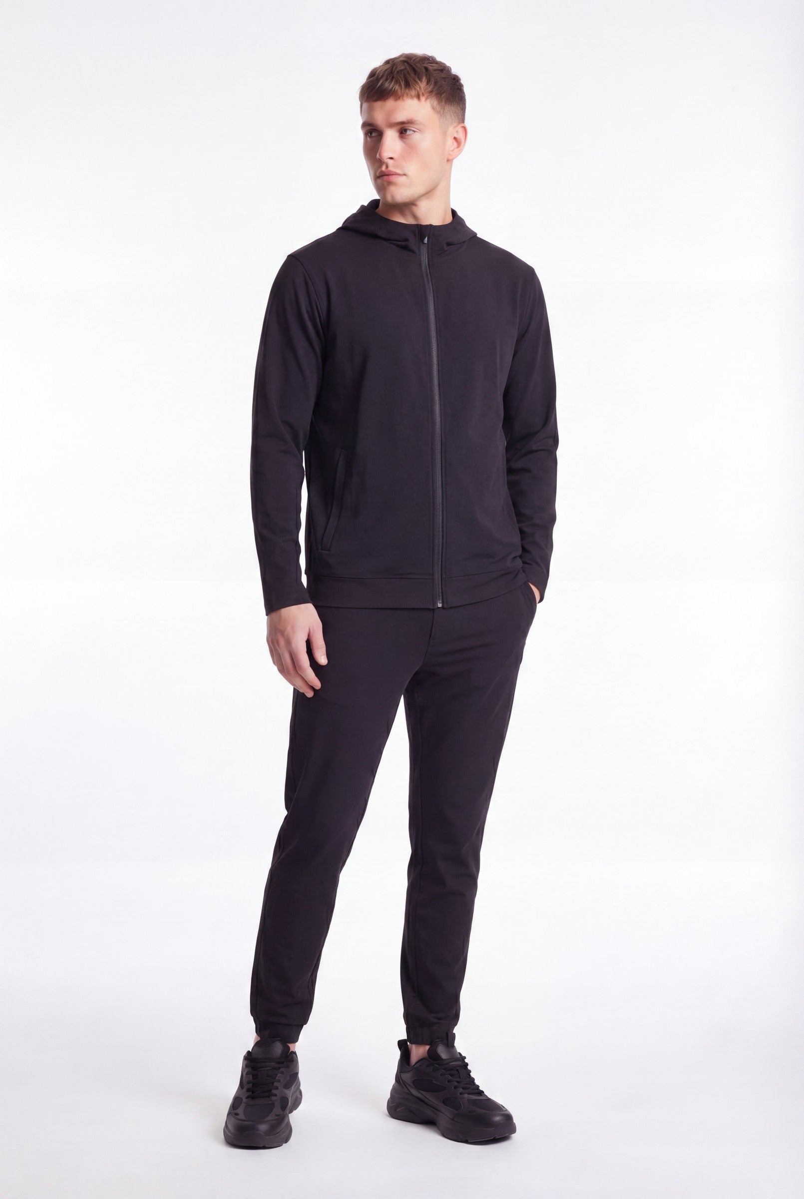 Men's Soft Knit Hooded Jacket | Blackstone London