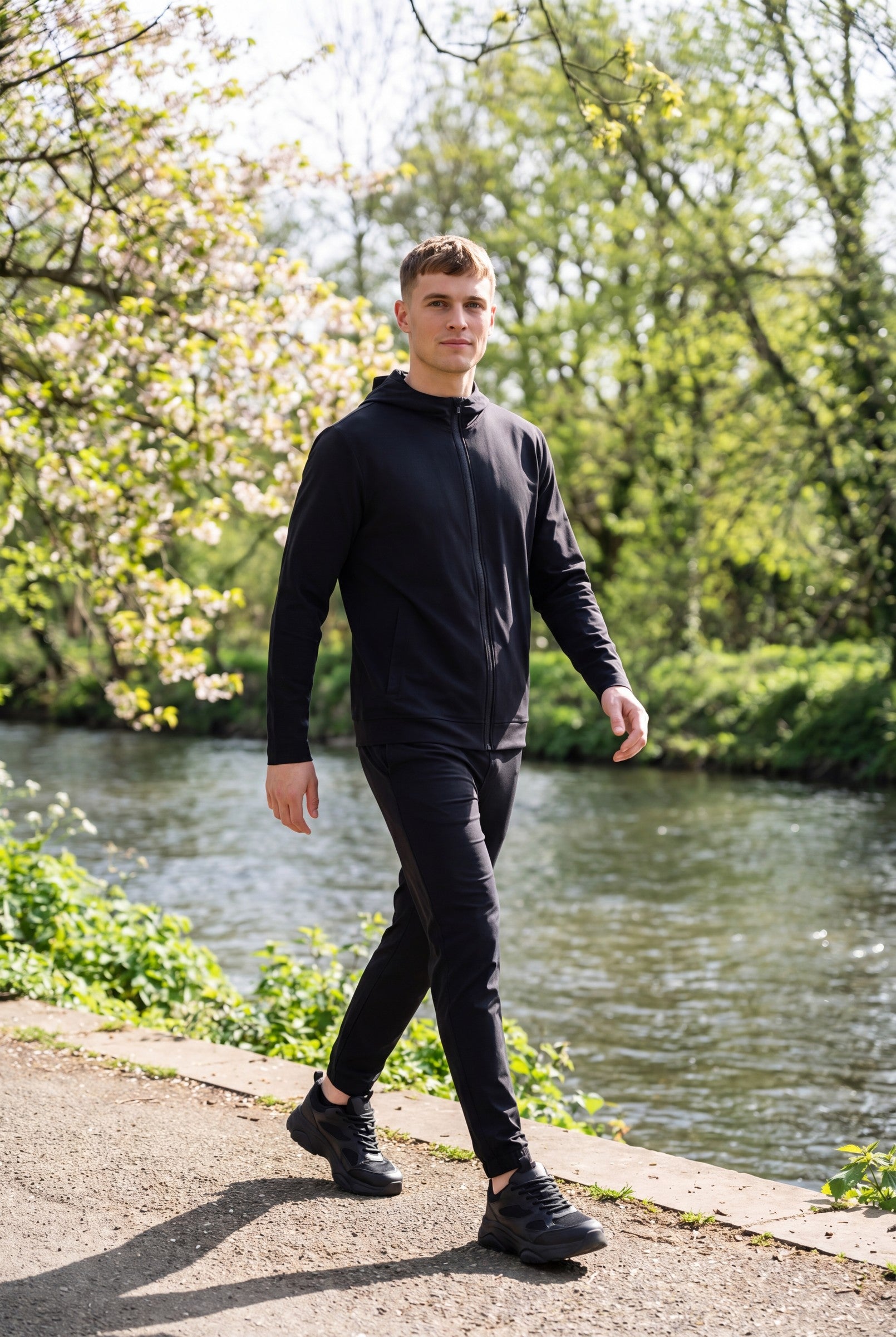 Men's Soft Knit Hooded Jacket | Blackstone London