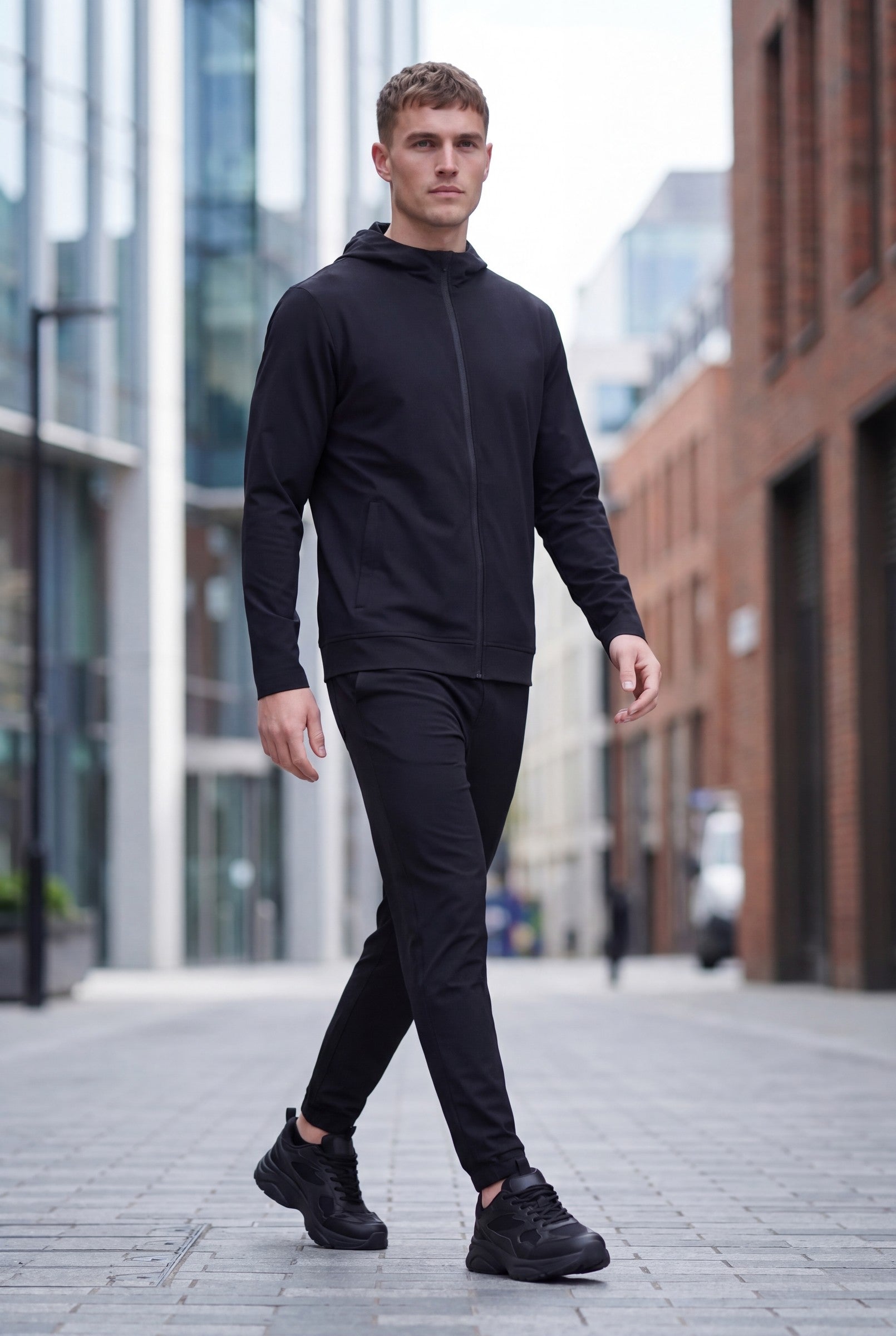 Men's Soft Knit Hooded Jacket | Blackstone London