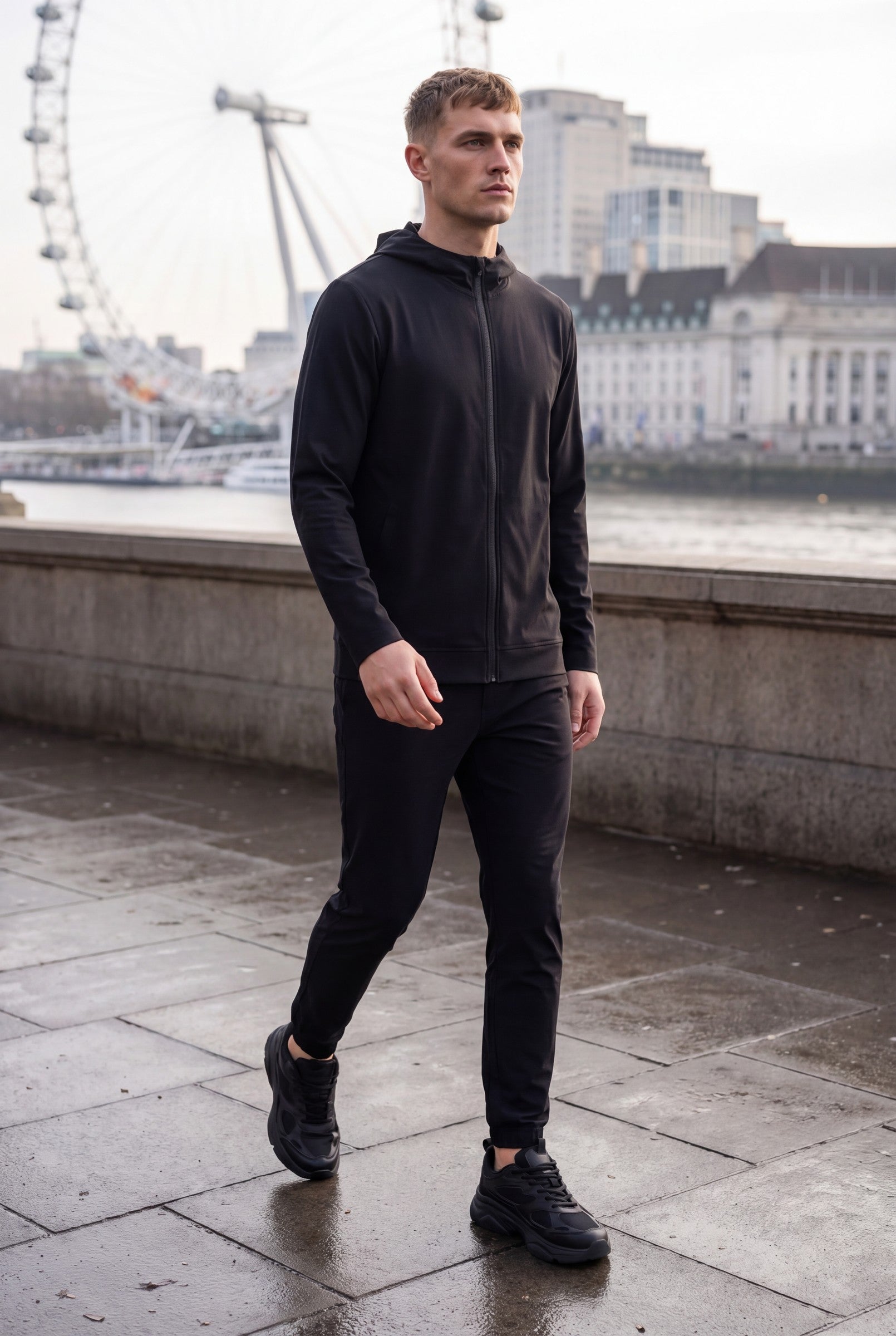 Men's Soft Knit Hooded Jacket | Blackstone London