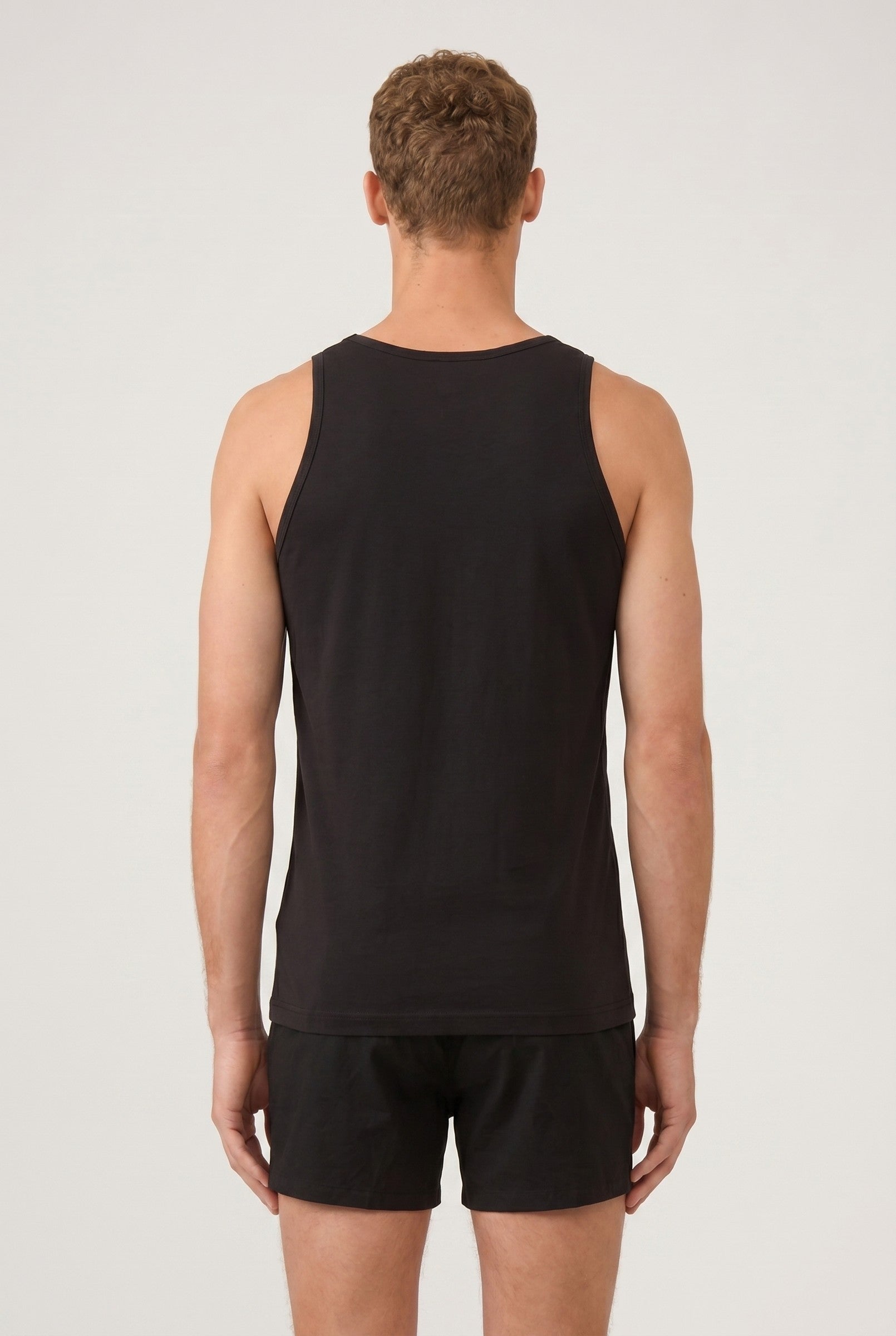 Men's Scoop Neck Cotton Vest | Blackstone London