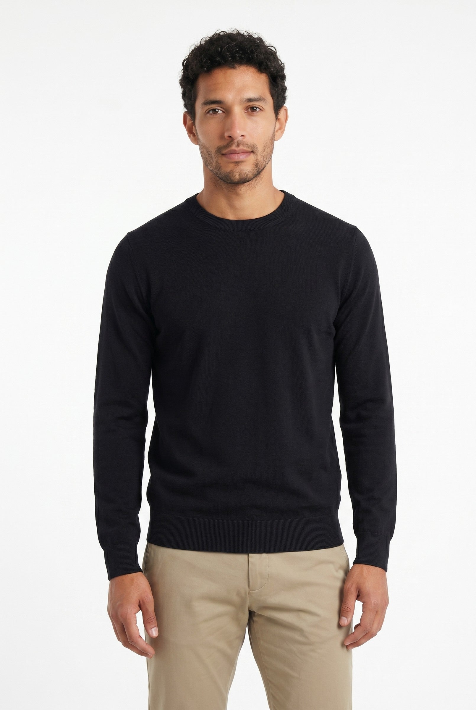 Men's Crew Neck Knit Sweater | Blackstone London