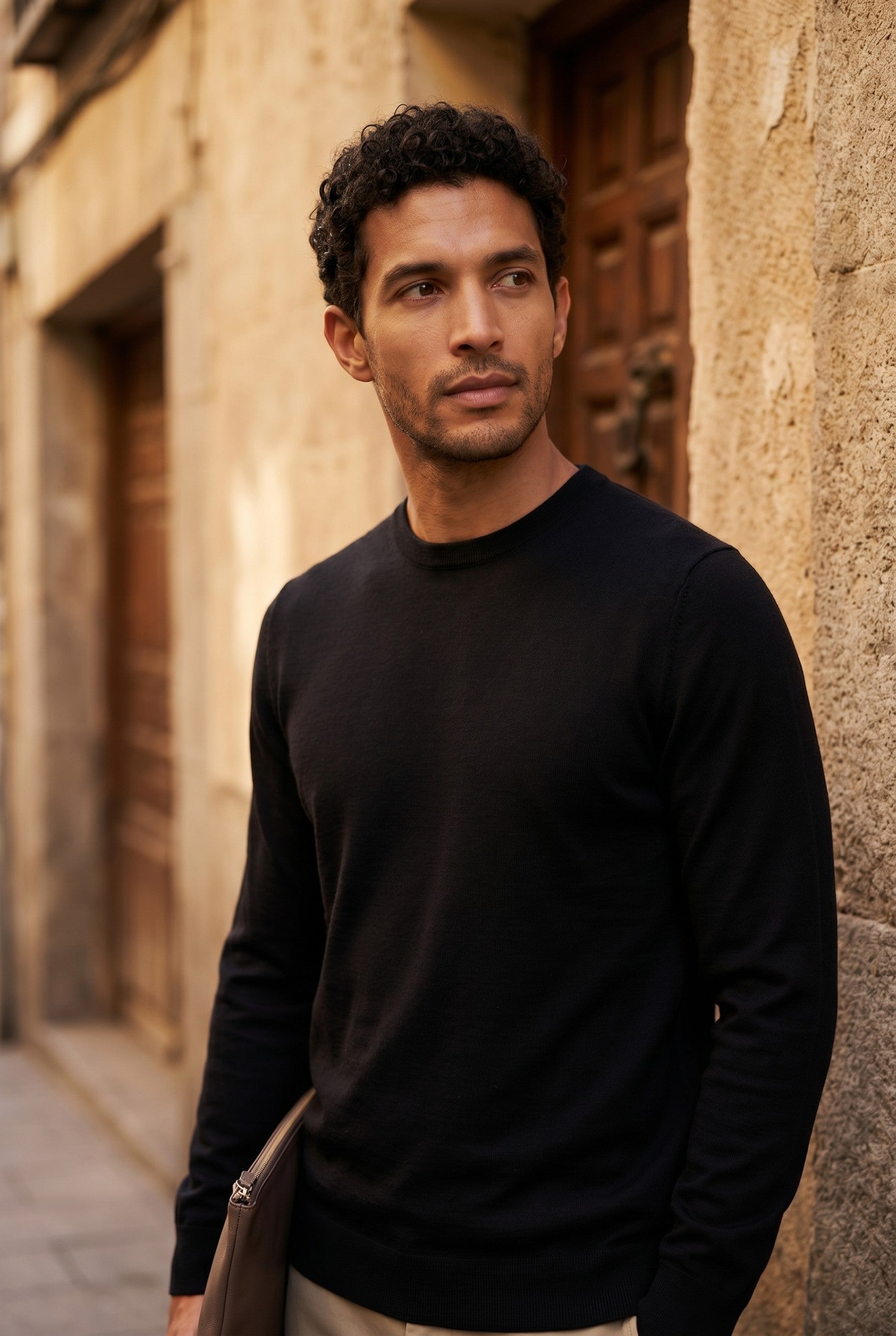 Men's Crew Neck Knit Sweater | Blackstone London