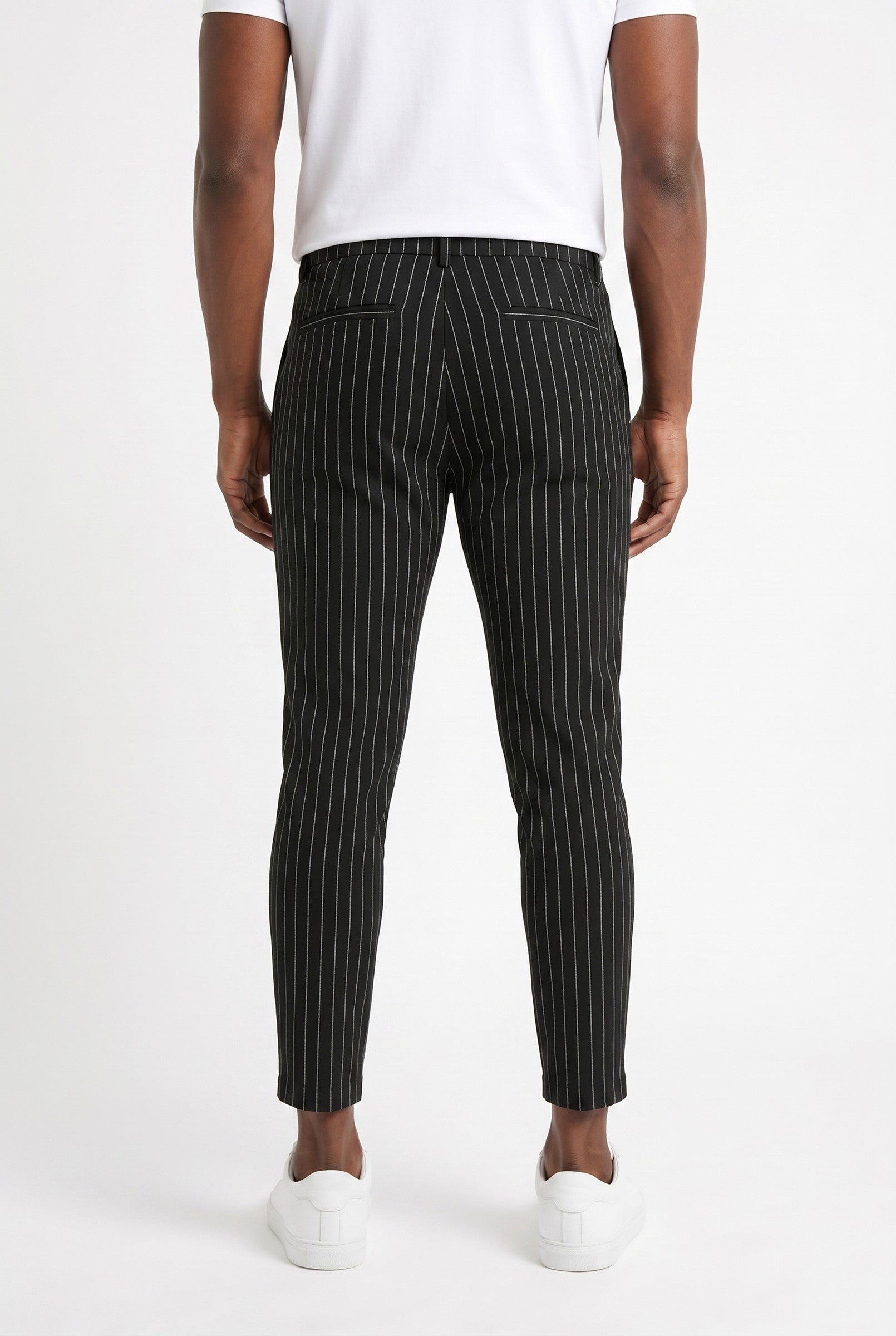 Men's Signature Half Belt Trousers | Blackstone London