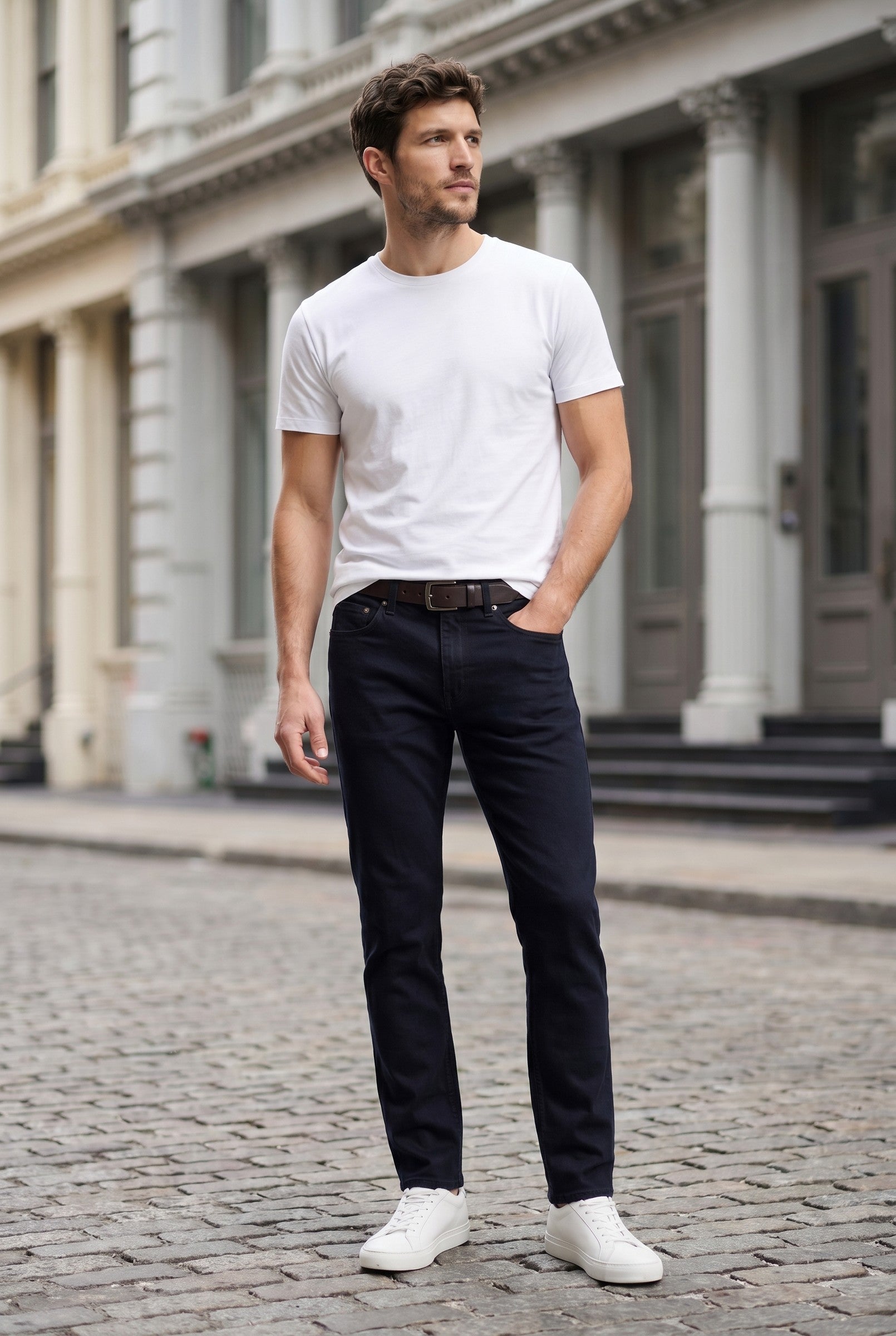 Men's 7-Year Wash Italian Denim Jeans | Blackstone London