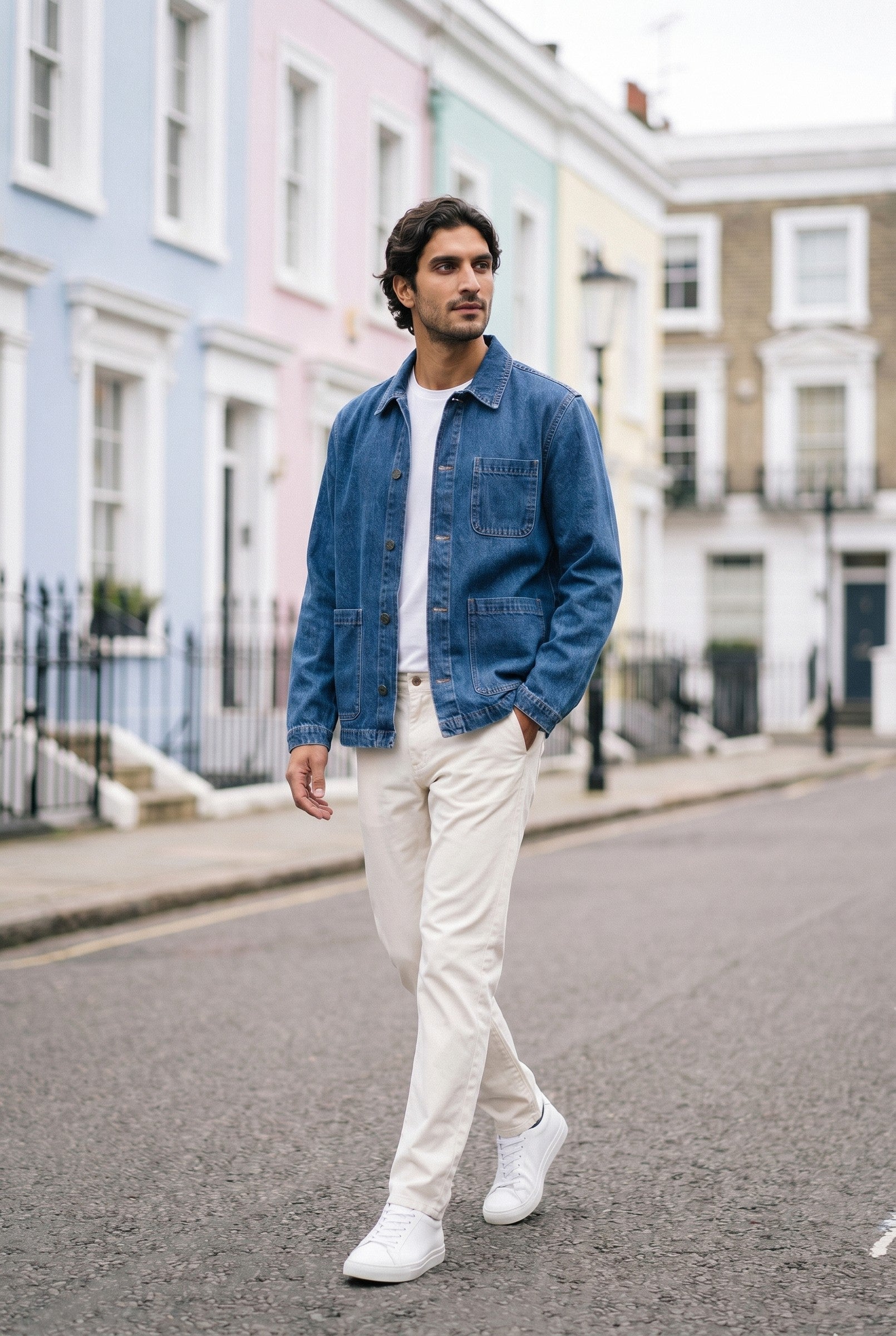 Men's Vintage Wash Chore Jacket | Blackstone London