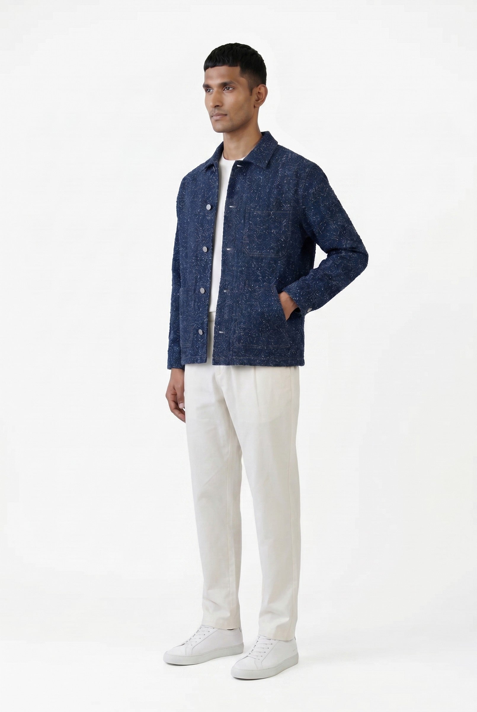 Men's Vintage Wash Chore Jacket | Blackstone London