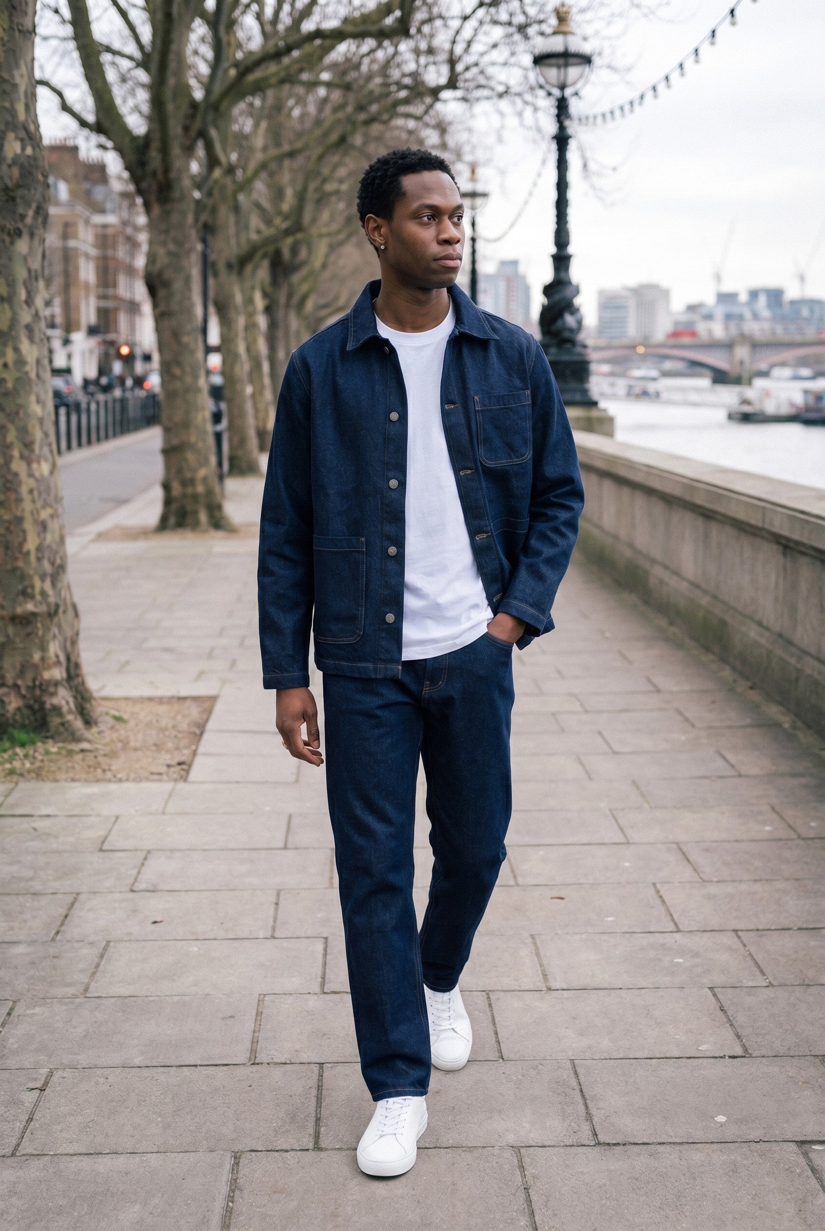 Men's Vintage Wash Chore Jacket | Blackstone London