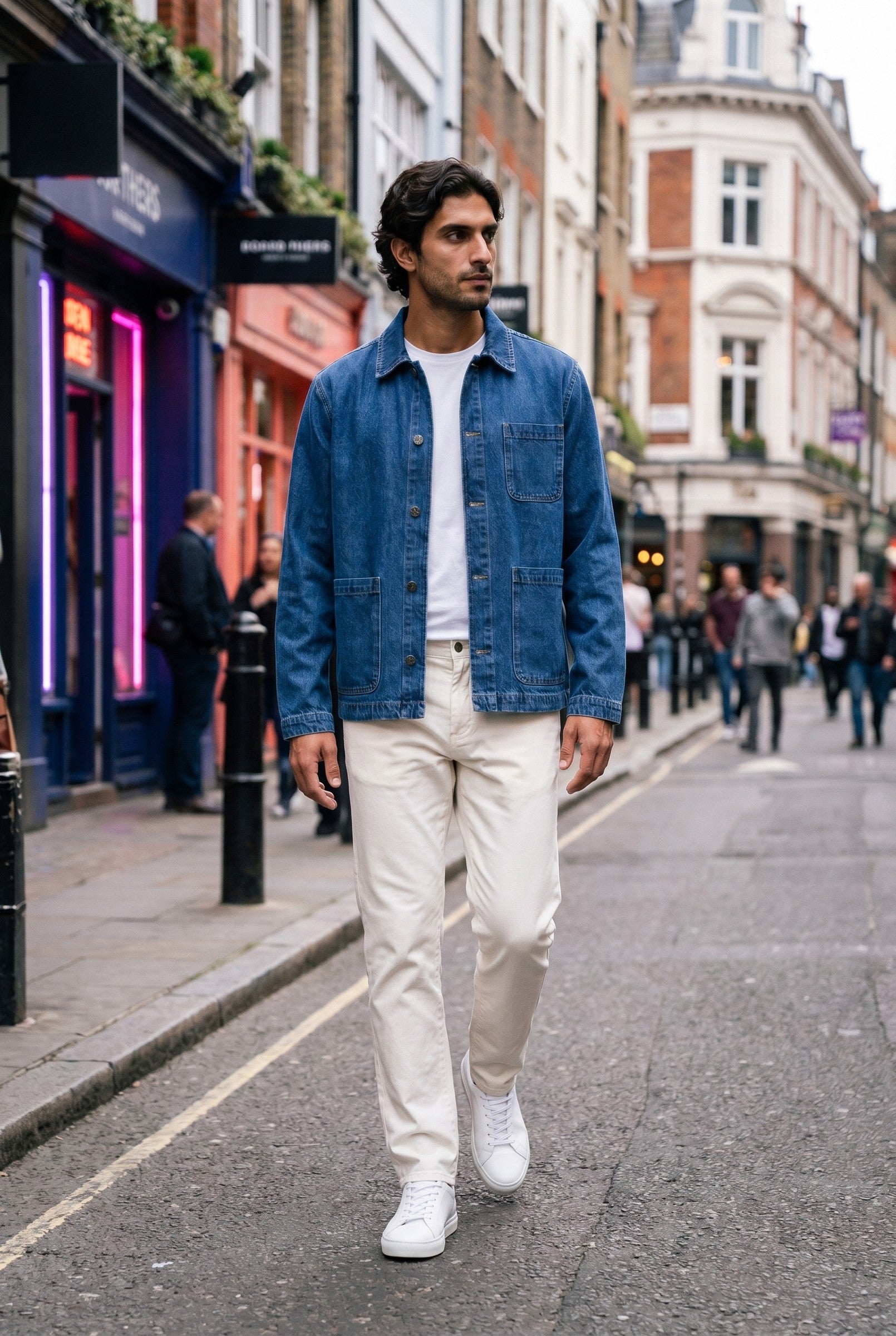 Men's Vintage Wash Chore Jacket | Blackstone London