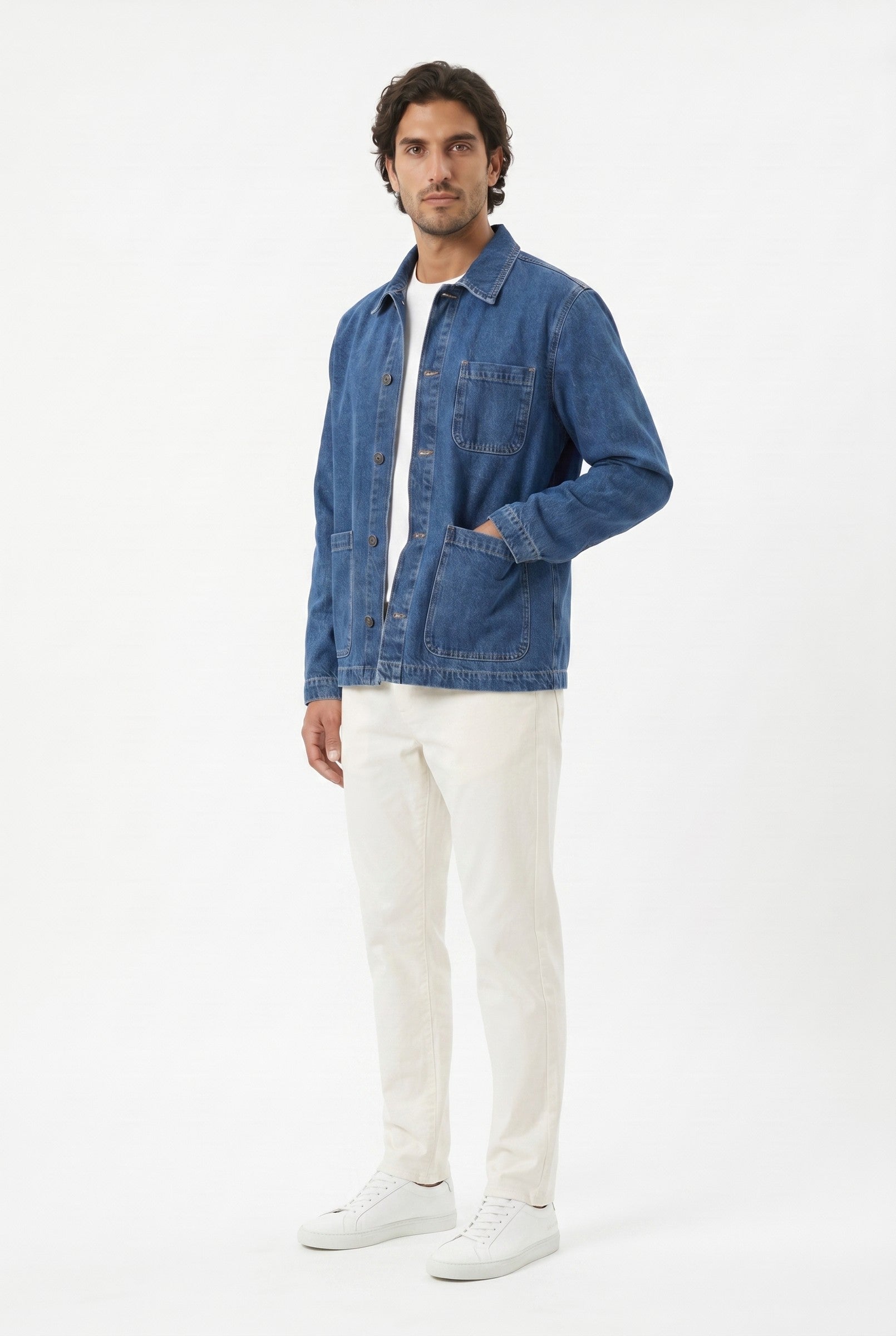 Men's Vintage Wash Chore Jacket | Blackstone London