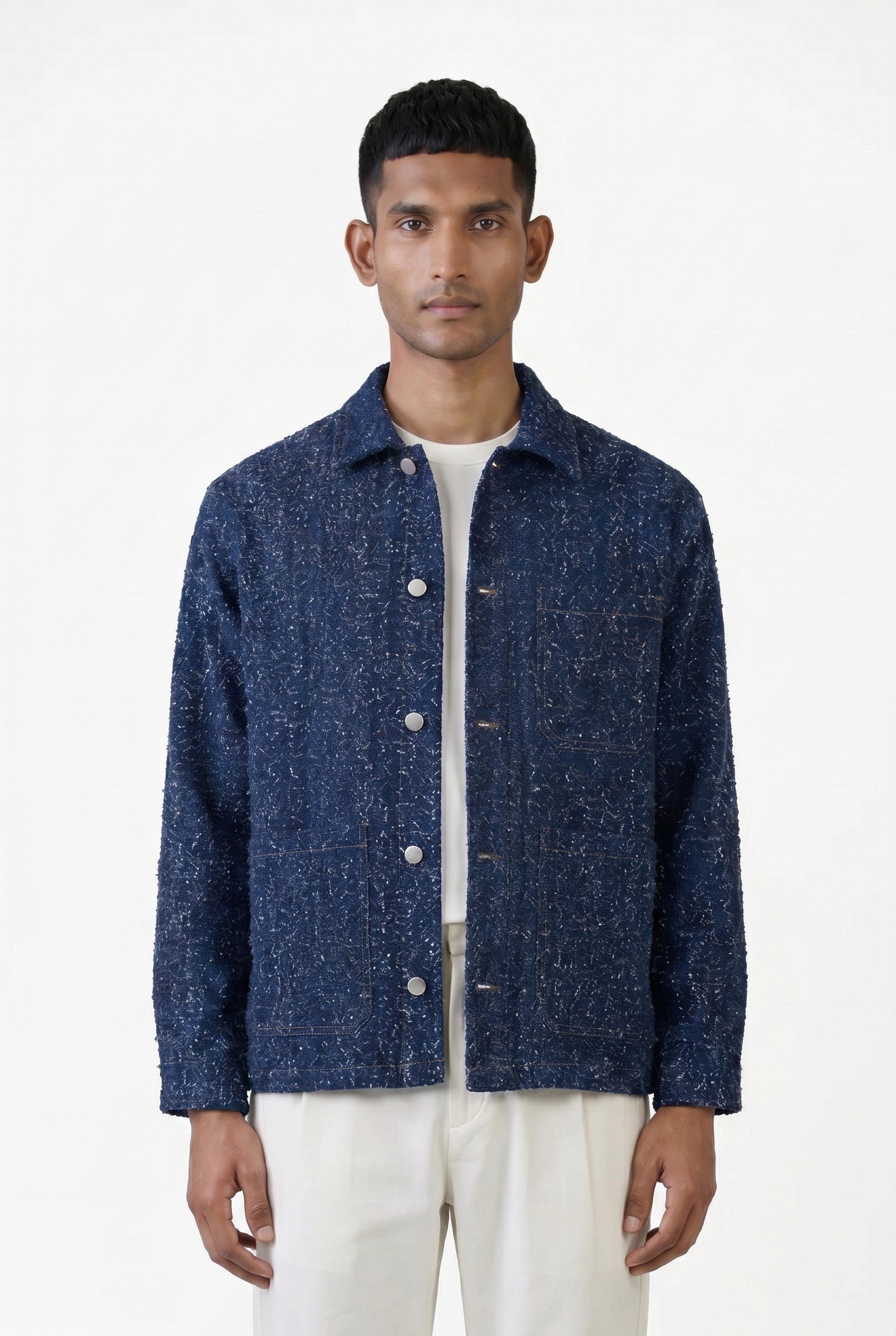 Men's Vintage Wash Chore Jacket | Blackstone London
