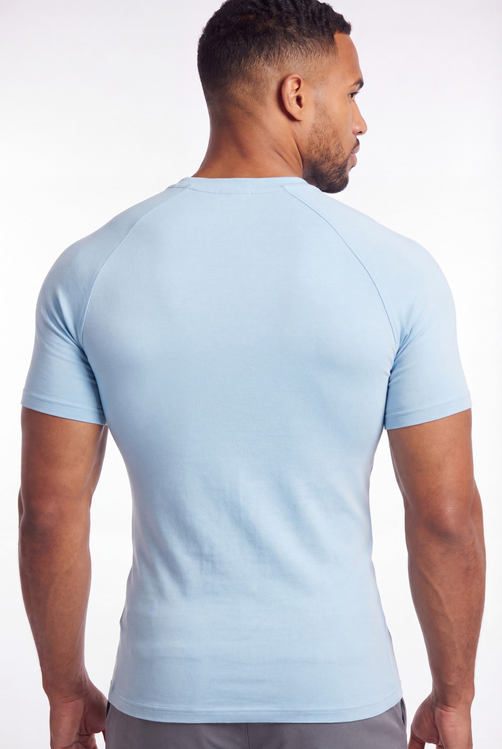 Men's Muscle Fit Crewneck T-Shirt | Blackstone London