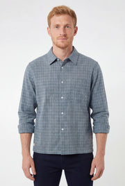 Men's Cotton Checked Boxy Shirt | Blackstone London