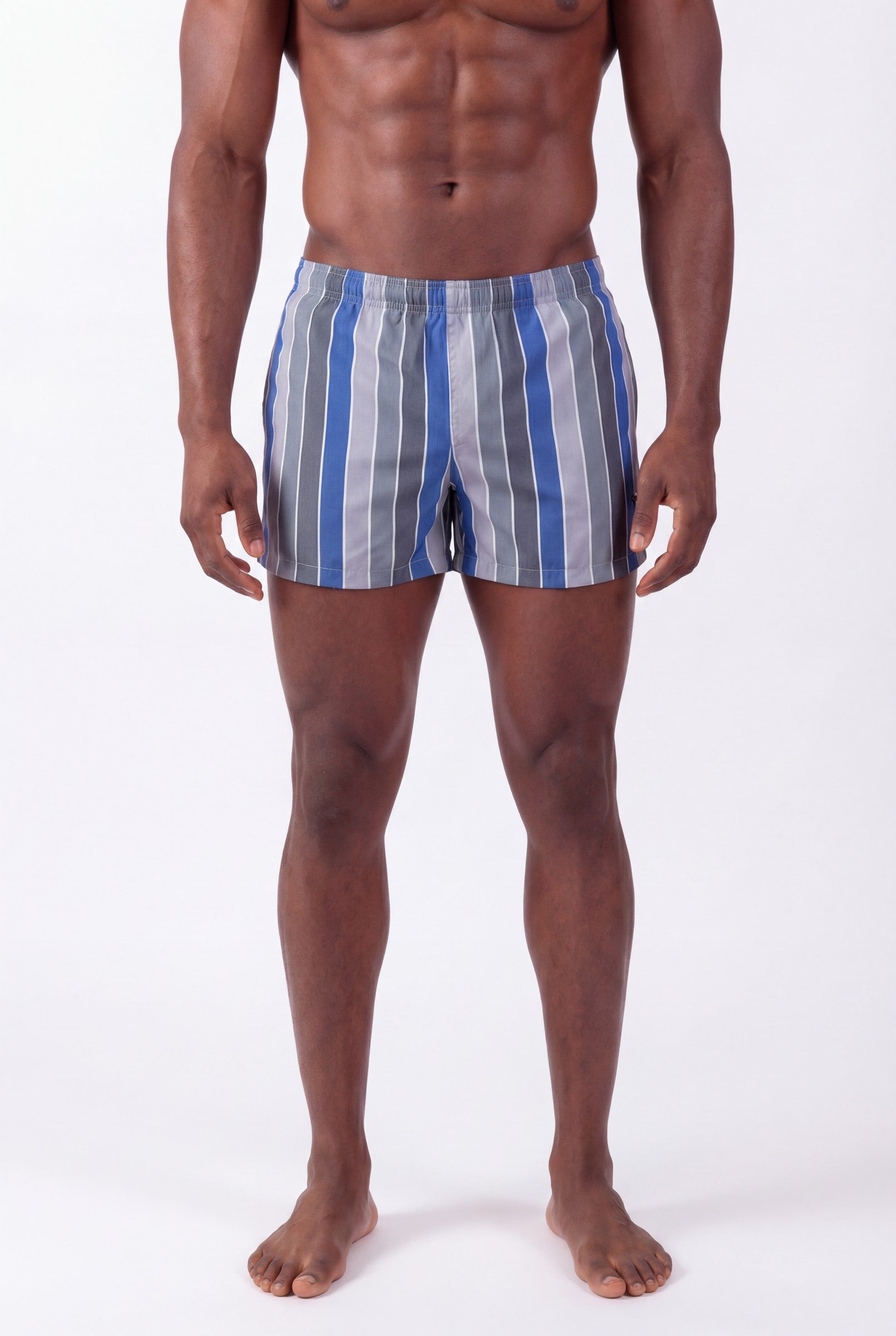 Men's Multi-Stripe Swim Shorts | Blackstone London