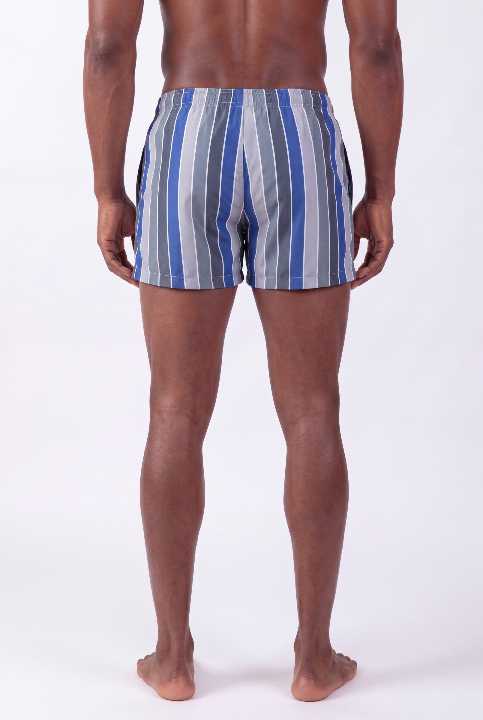 Men's Multi-Stripe Swim Shorts | Blackstone London