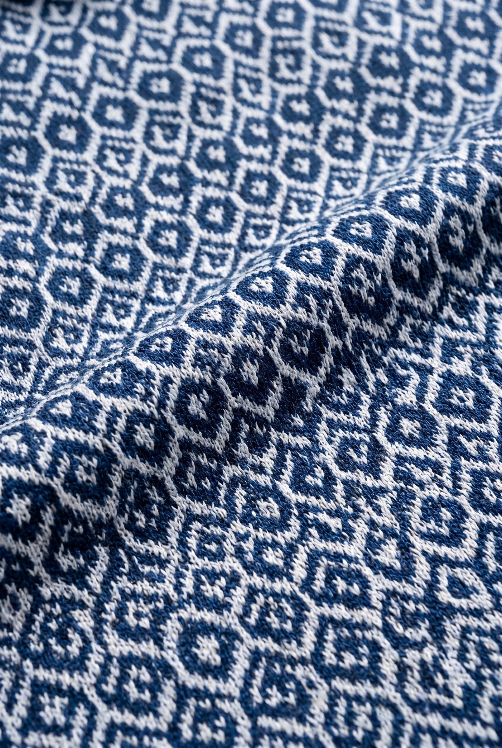 Men's Casa Piccante Jacquard Knit Polo | Blackstone London