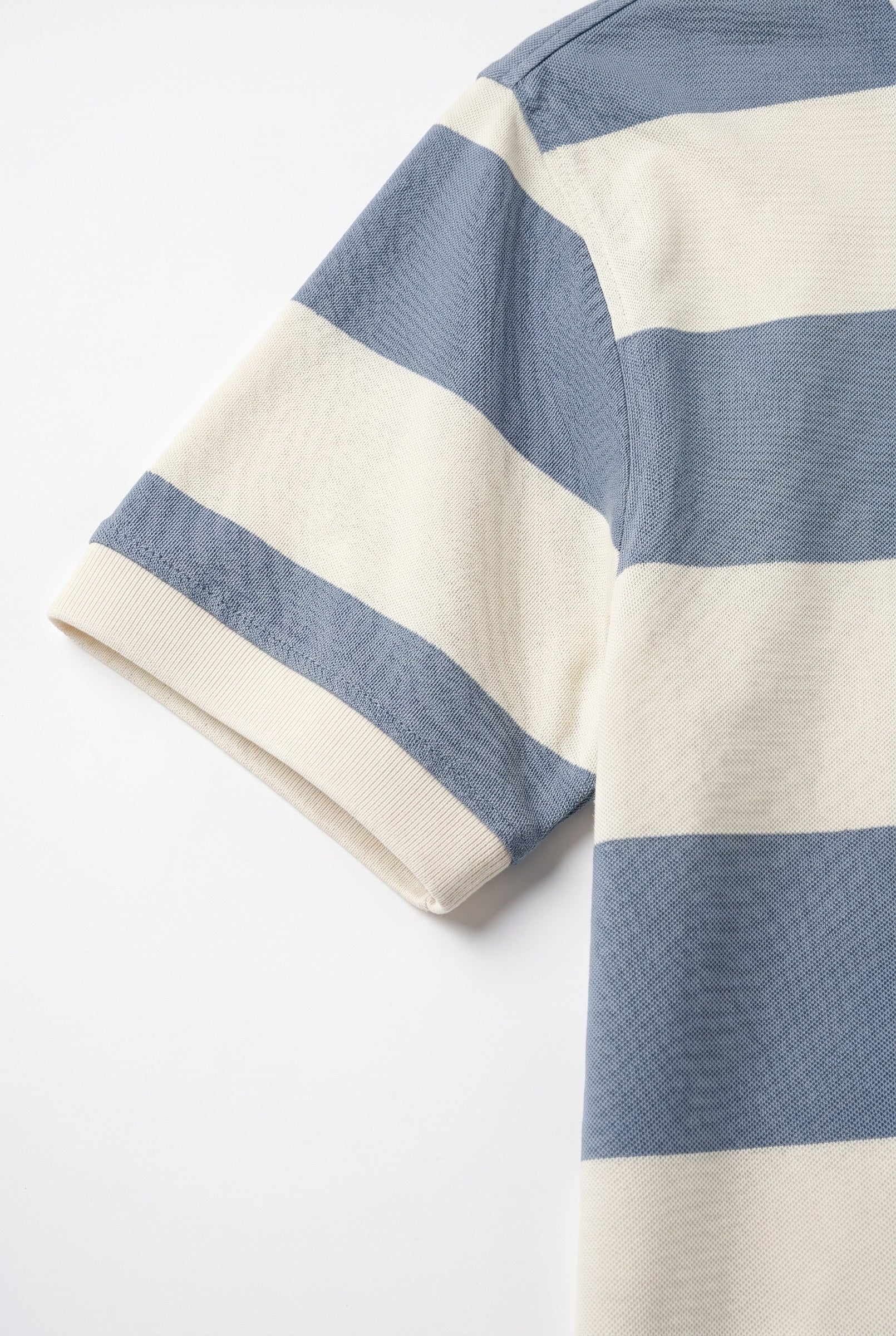Men's Striped Loose Fit Polo Shirt | Blackstone London