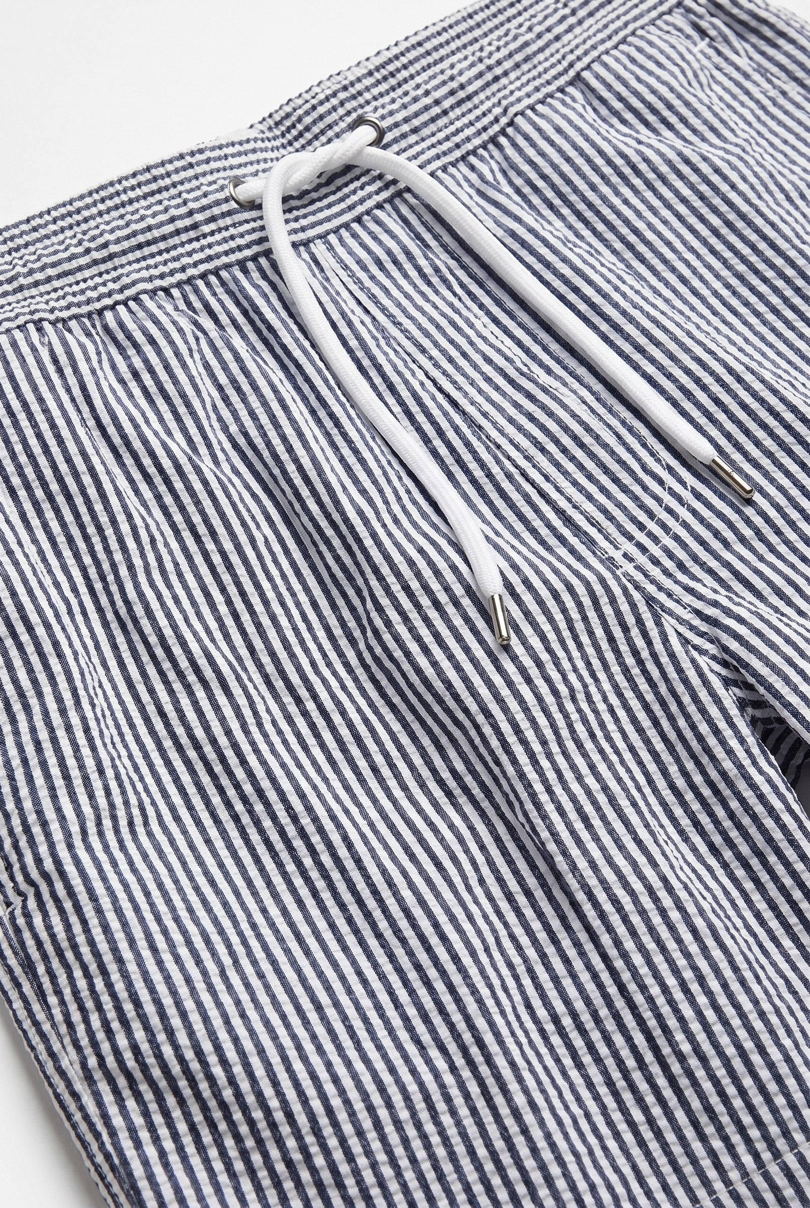 Men's Seersucker Texture Swim Shorts | Blackstone London