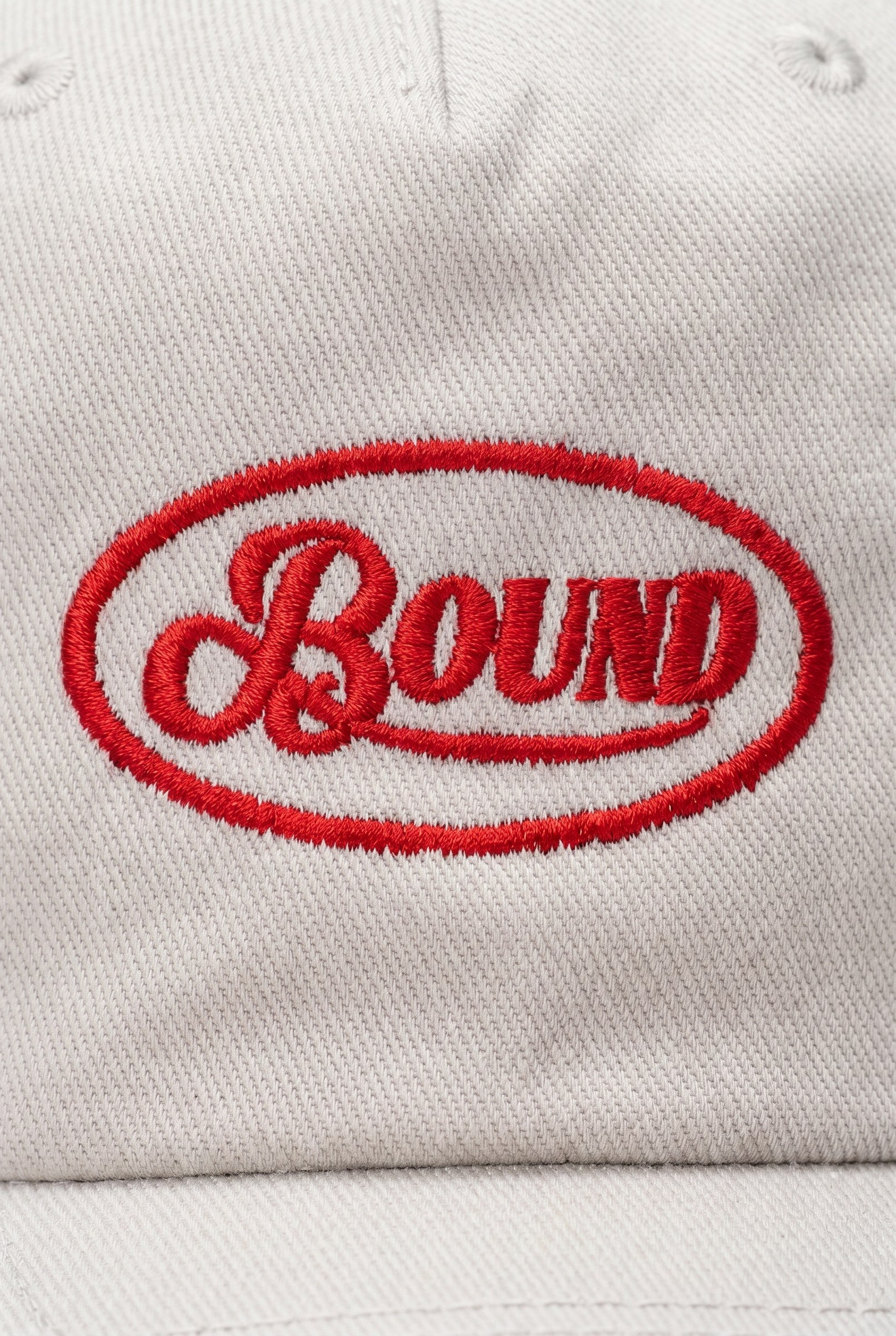 Men's Bound Retro Embroidered 5-Panel Cap | Blackstone London
