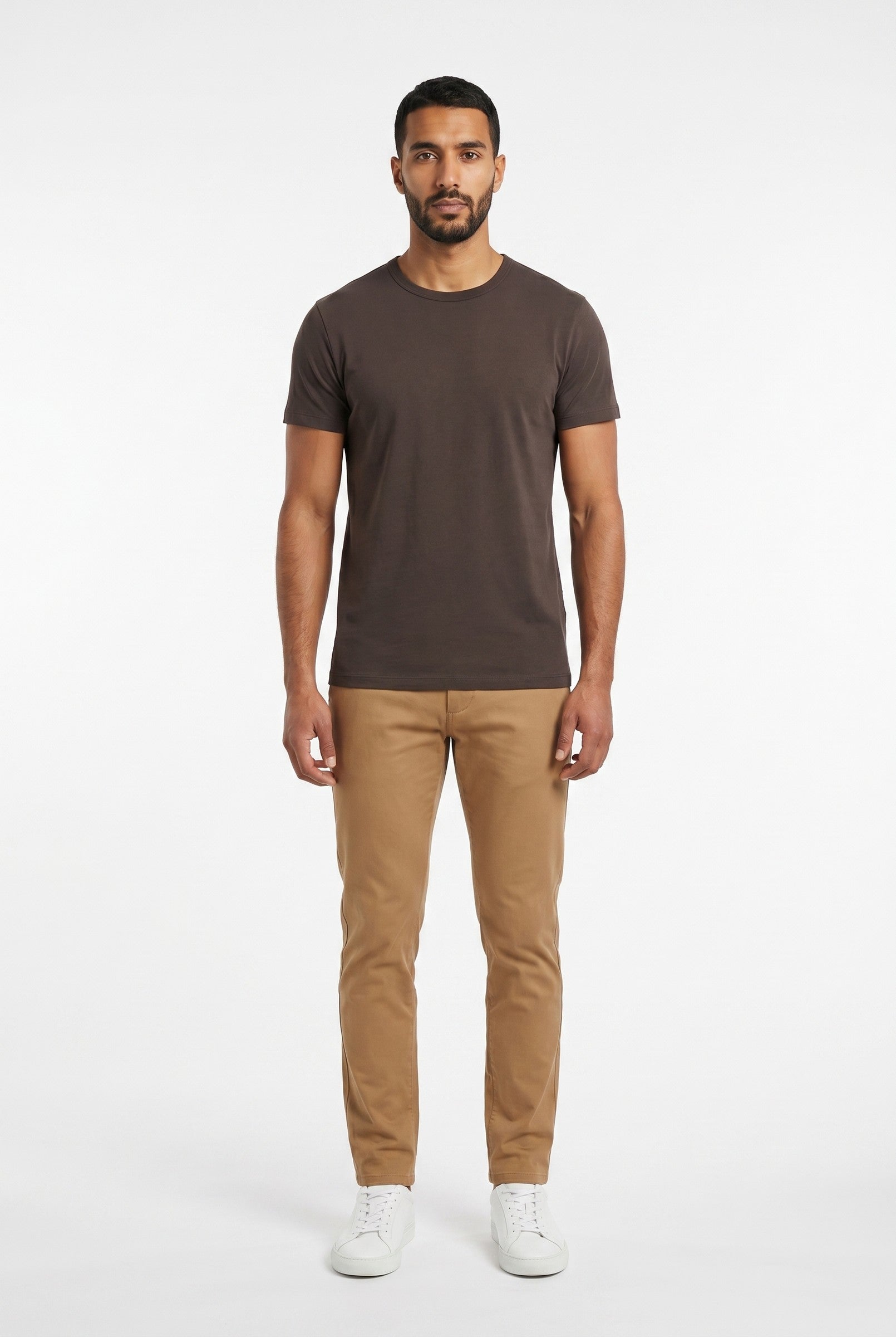 Men's Eyelet Crew Neck T-Shirt | Blackstone London