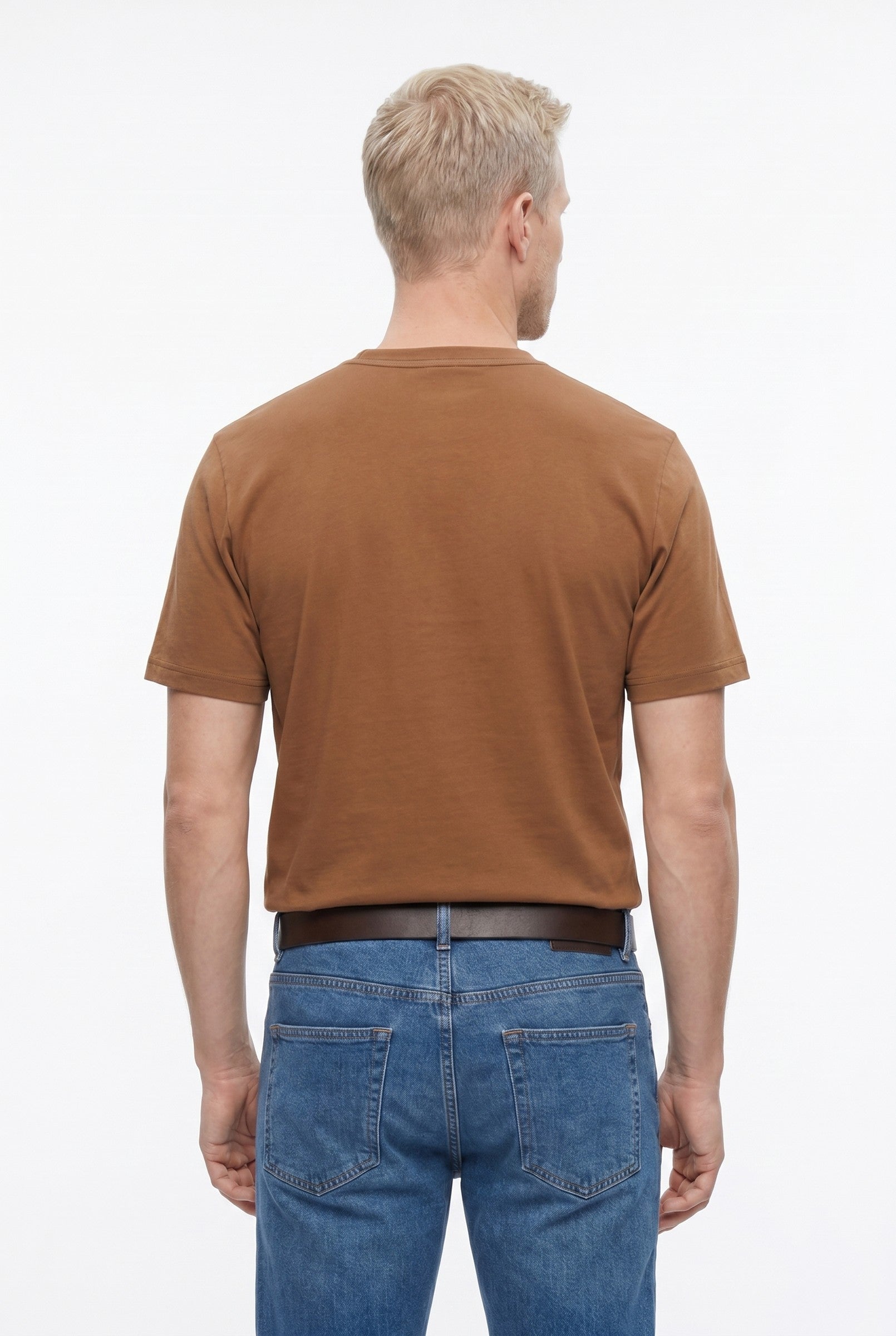 Men's Midweight Cotton Crew Neck T-Shirt | Blackstone London